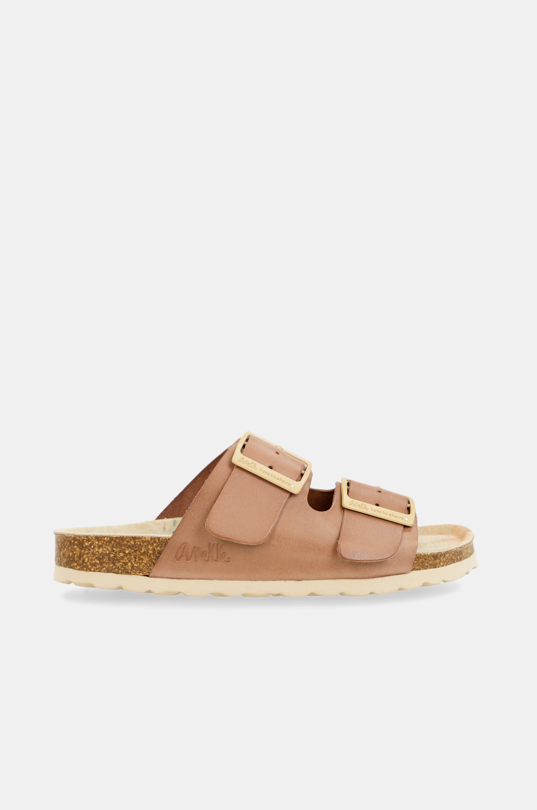 Amazonia hellbraune Bio-Sandalen für Damen