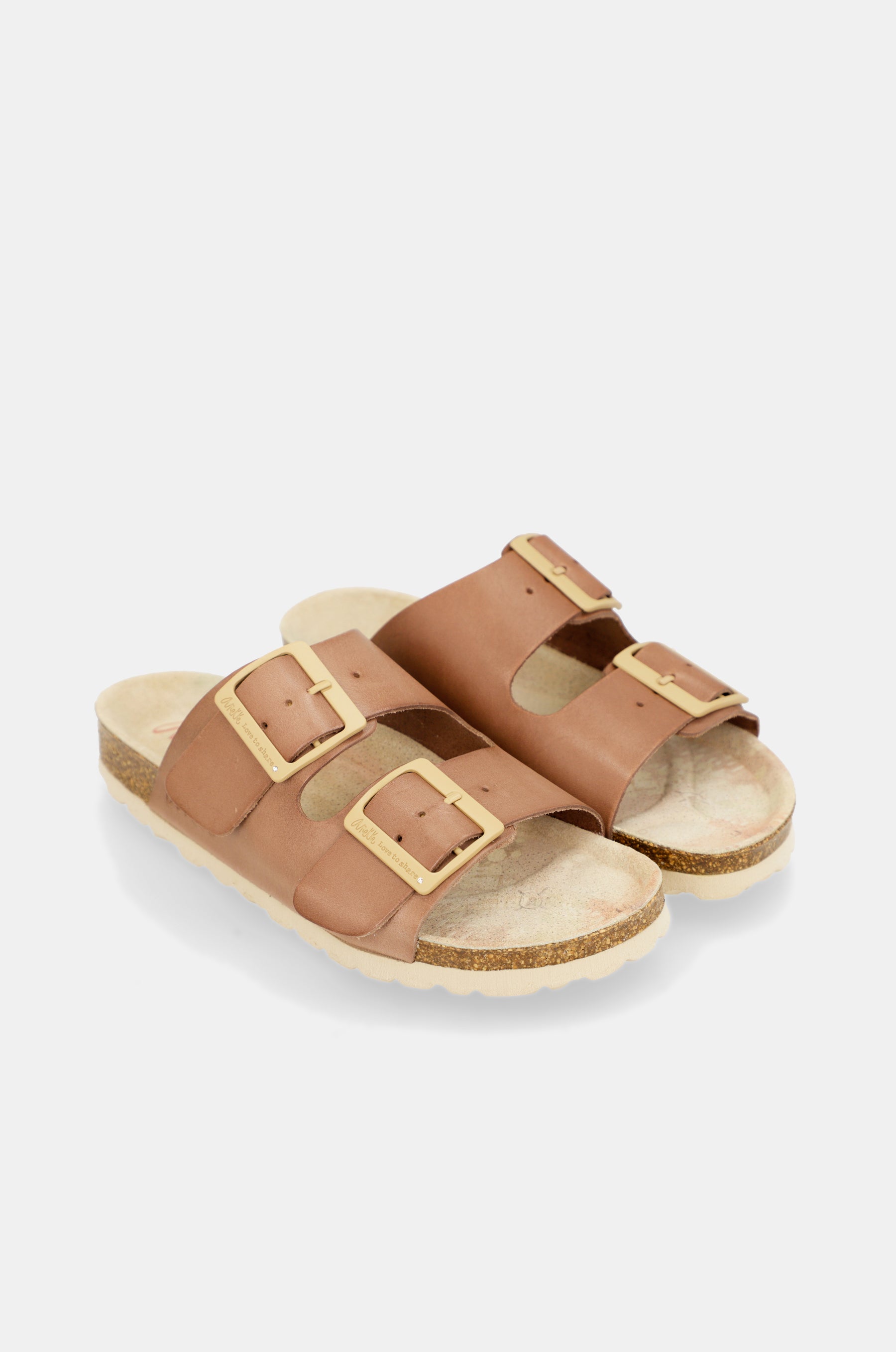 Amazonia hellbraune Bio-Sandalen für Damen