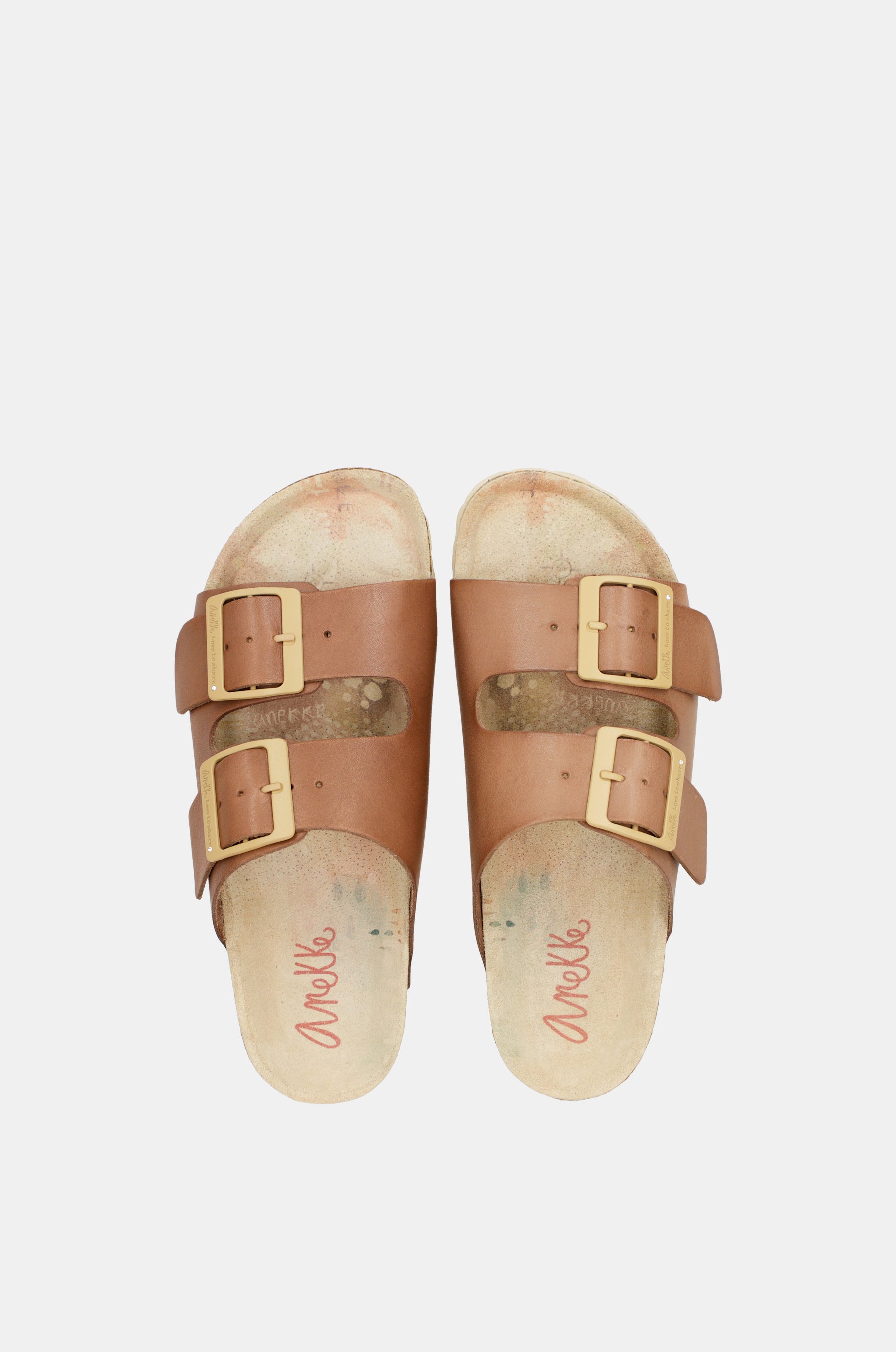 Amazonia hellbraune Bio-Sandalen für Damen
