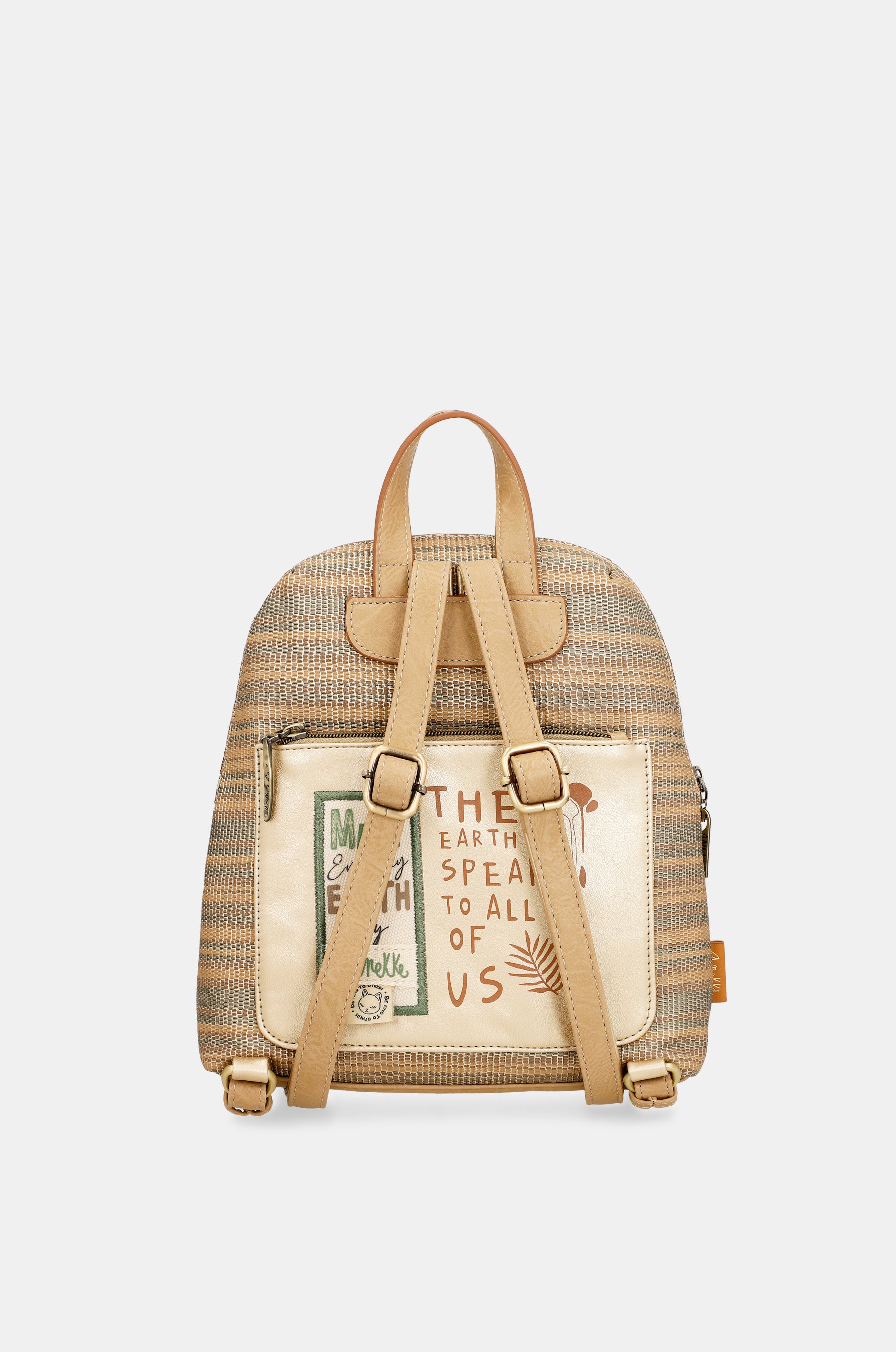 Goldener Rucksack Nature Pachamama