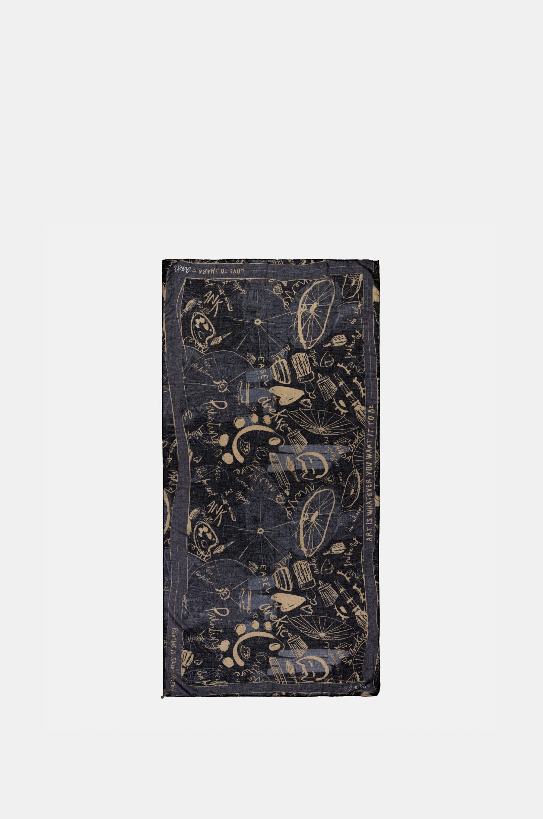 Pañuelo Padded negro