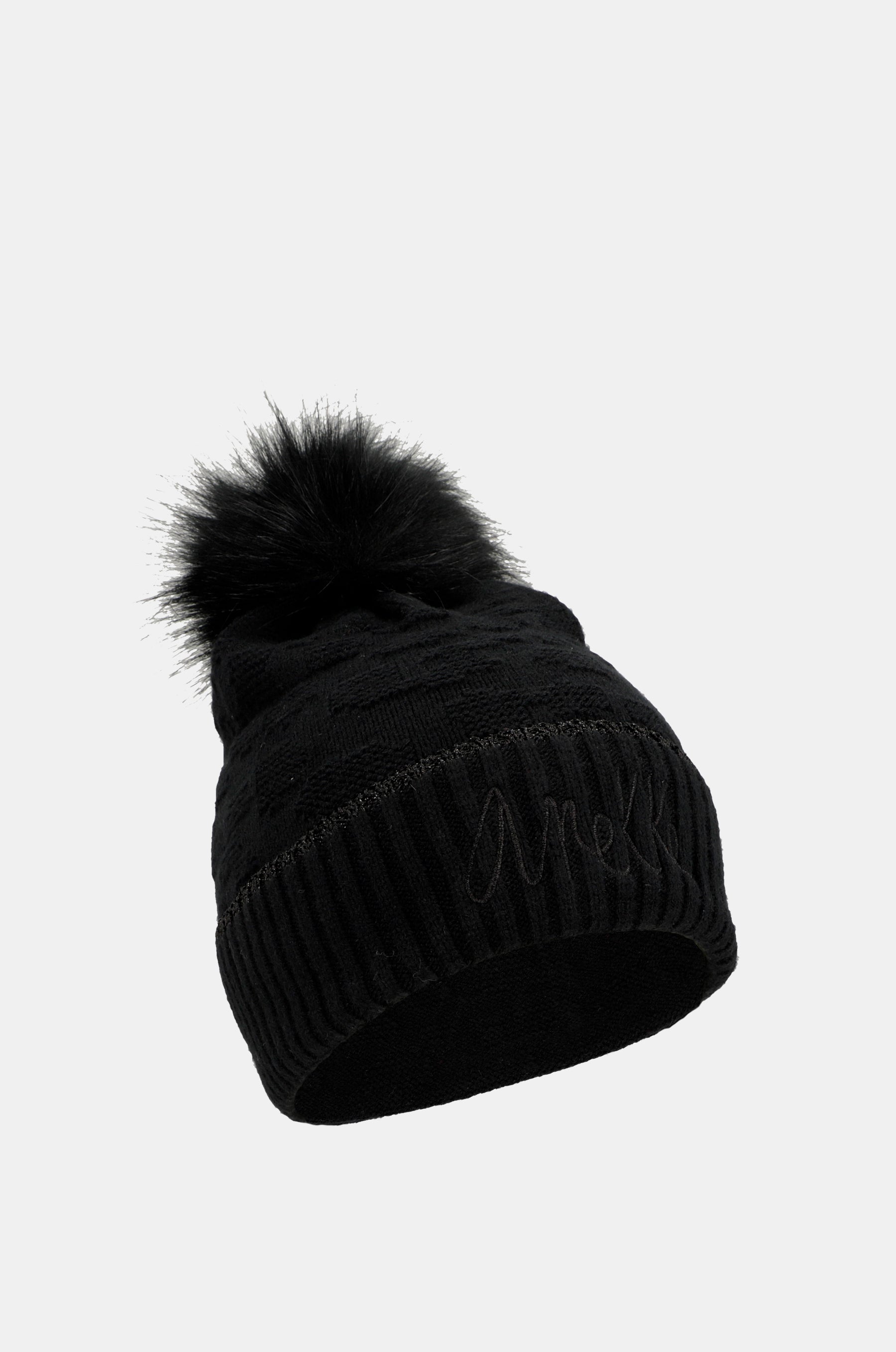 Schwarze Strickmütze von Shodō
