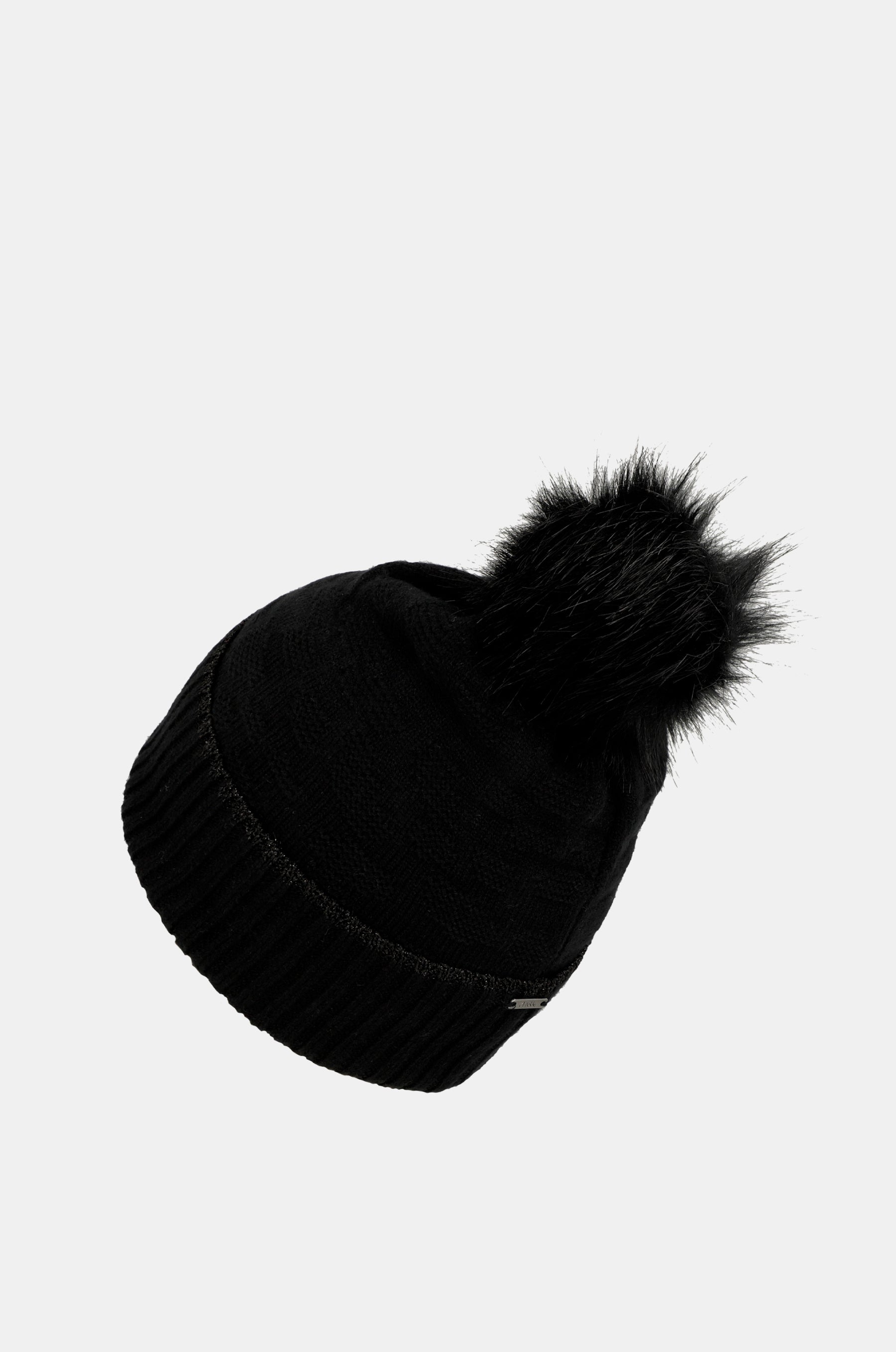 Schwarze Strickmütze von Shodō