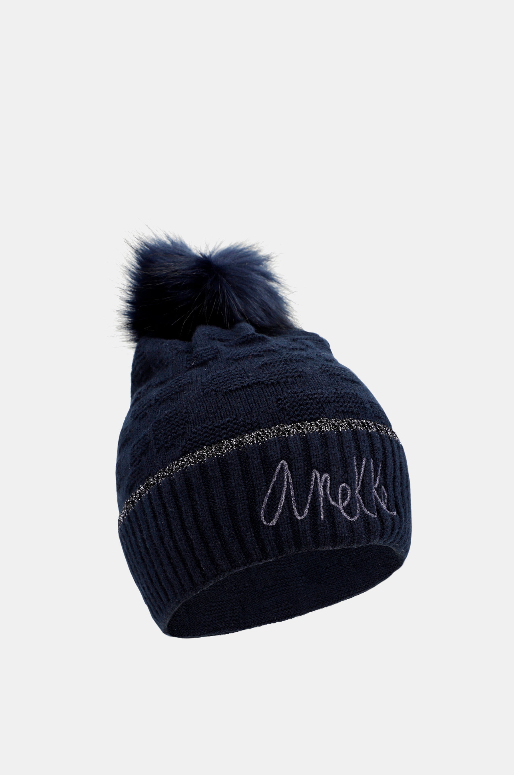 Marineblaue Strickmütze von Shodō