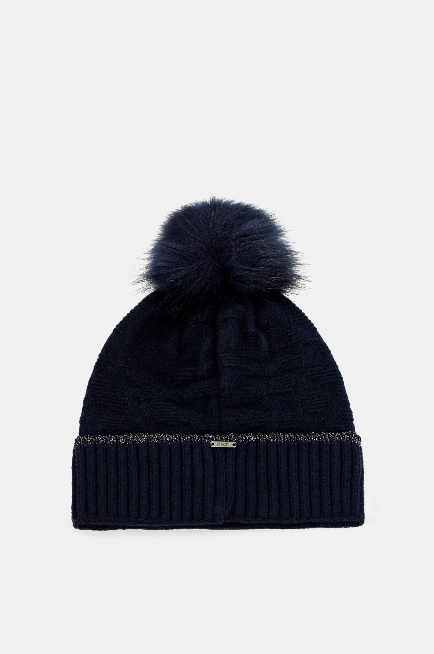 Marineblaue Strickmütze von Shodō