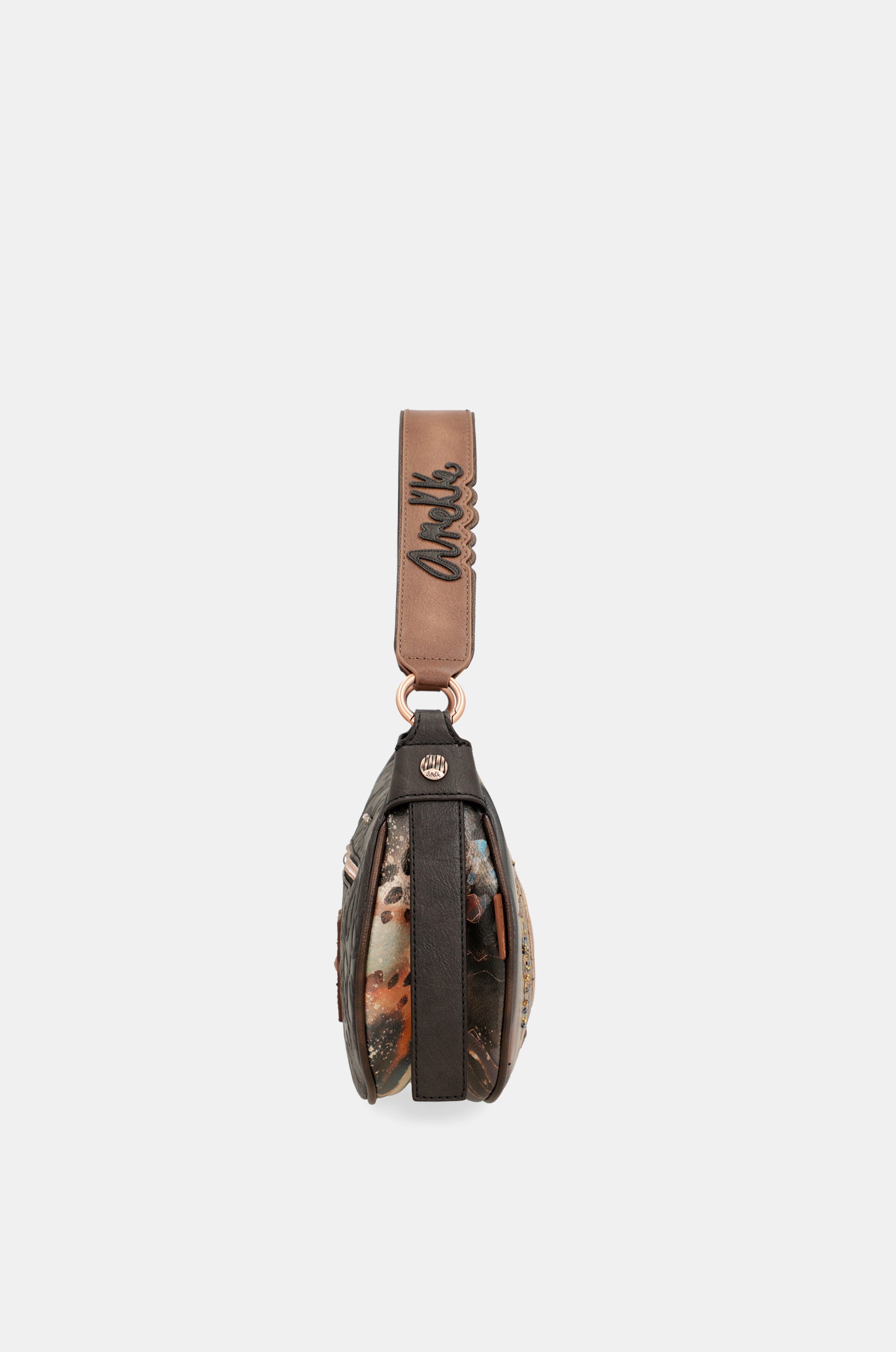 Ovale Shōen-Tasche mit Kette