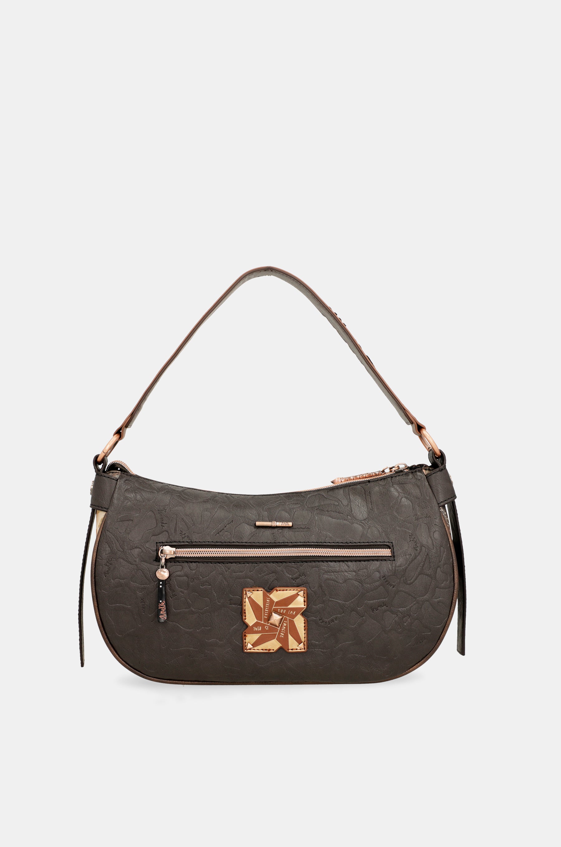 Ovale Shōen-Tasche mit Kette