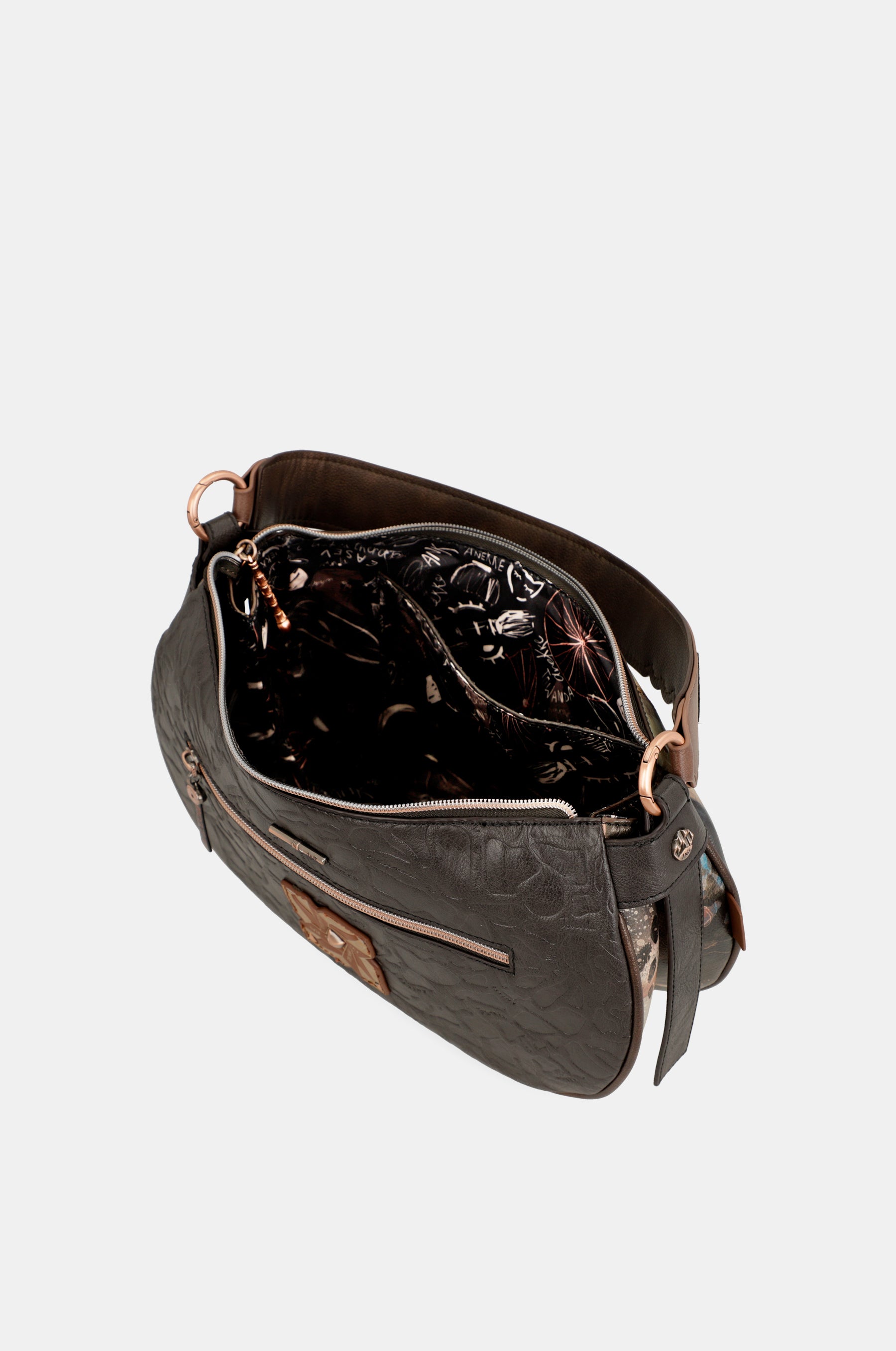 Ovale Shōen-Tasche mit Kette