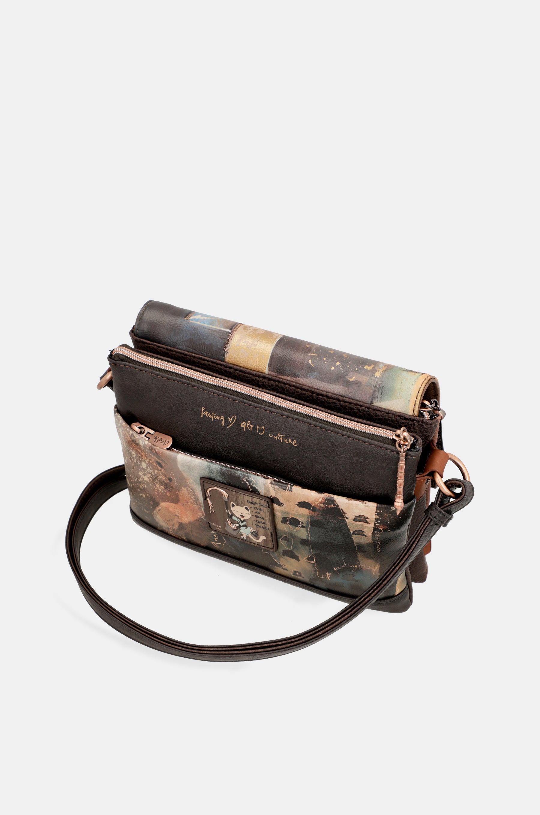 Shōen-Klapptasche mit 3 Fächern