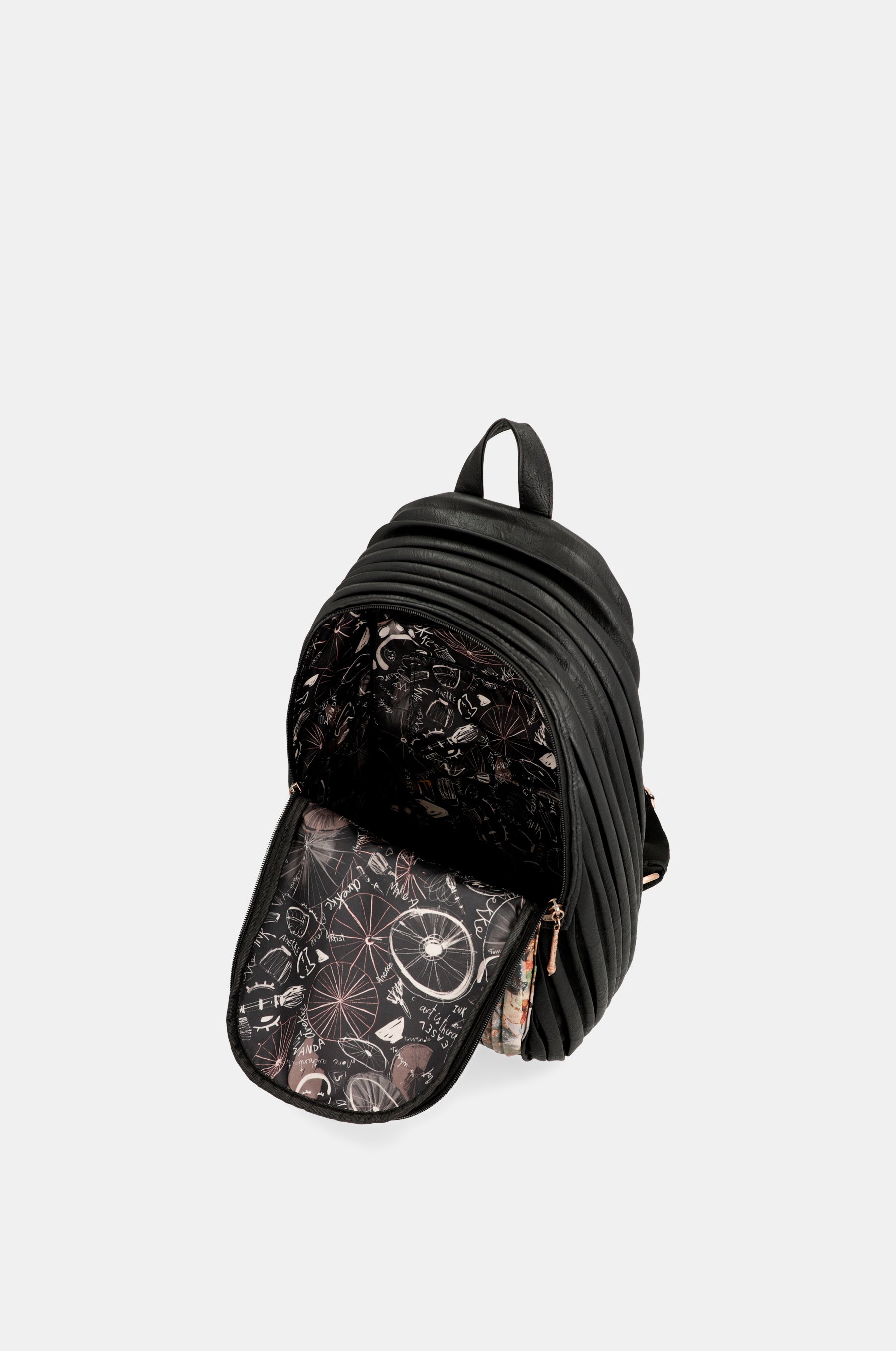 Großer Plissee-Rucksack „Shōen Palette