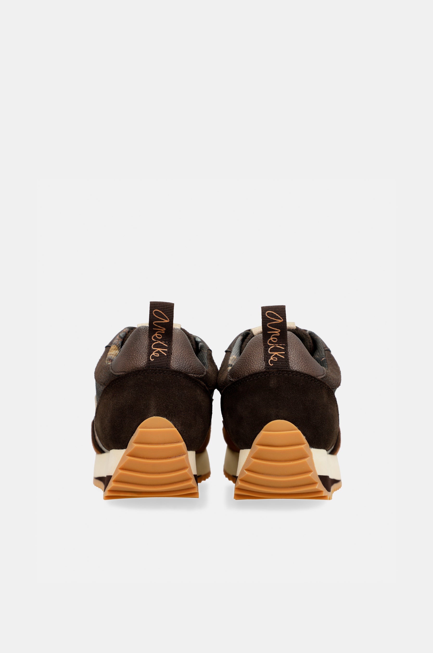 Bedruckte Sneaker in Palettenbraun