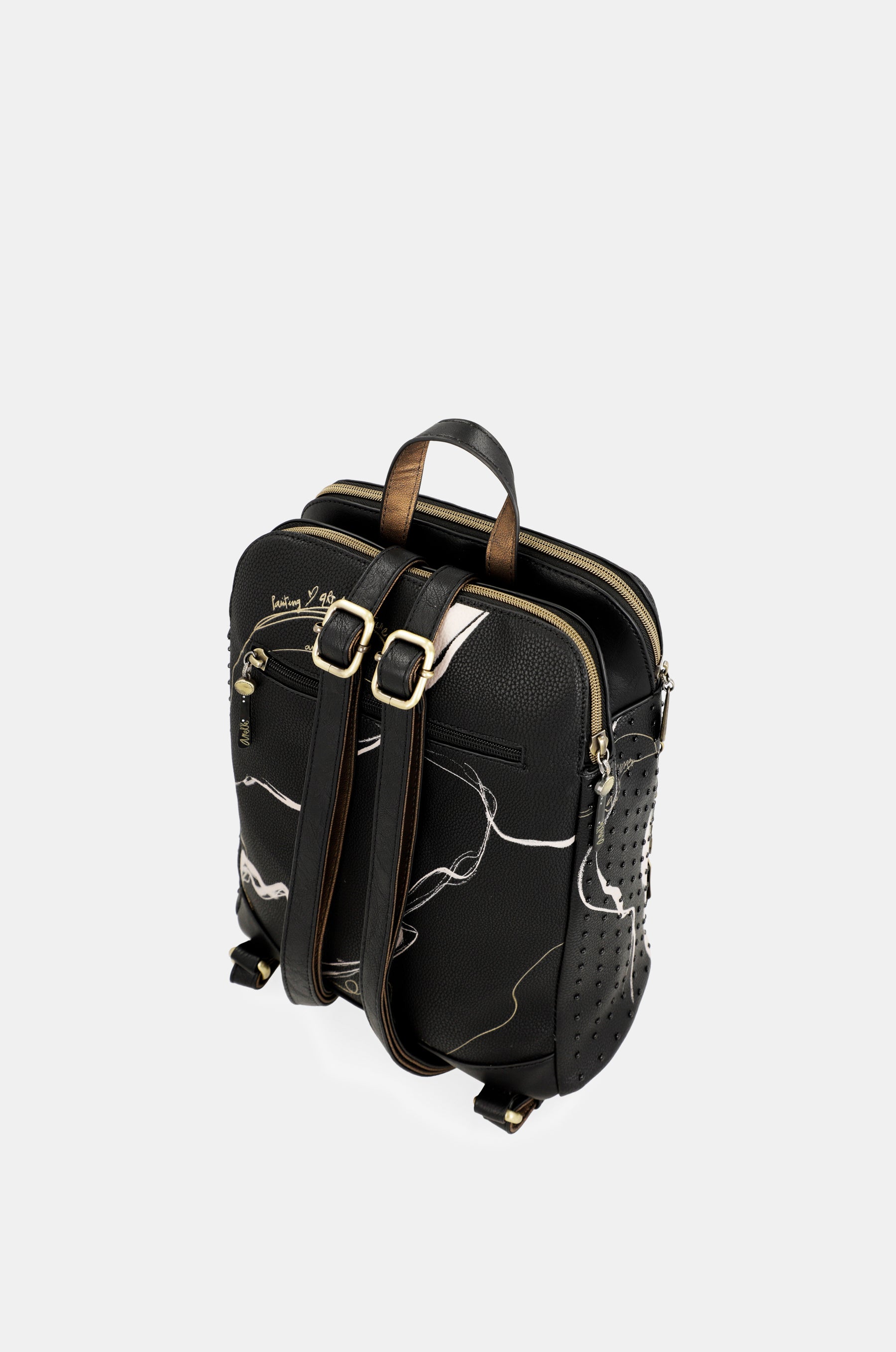Mochila 2 compartimentos negra Nature Shodō