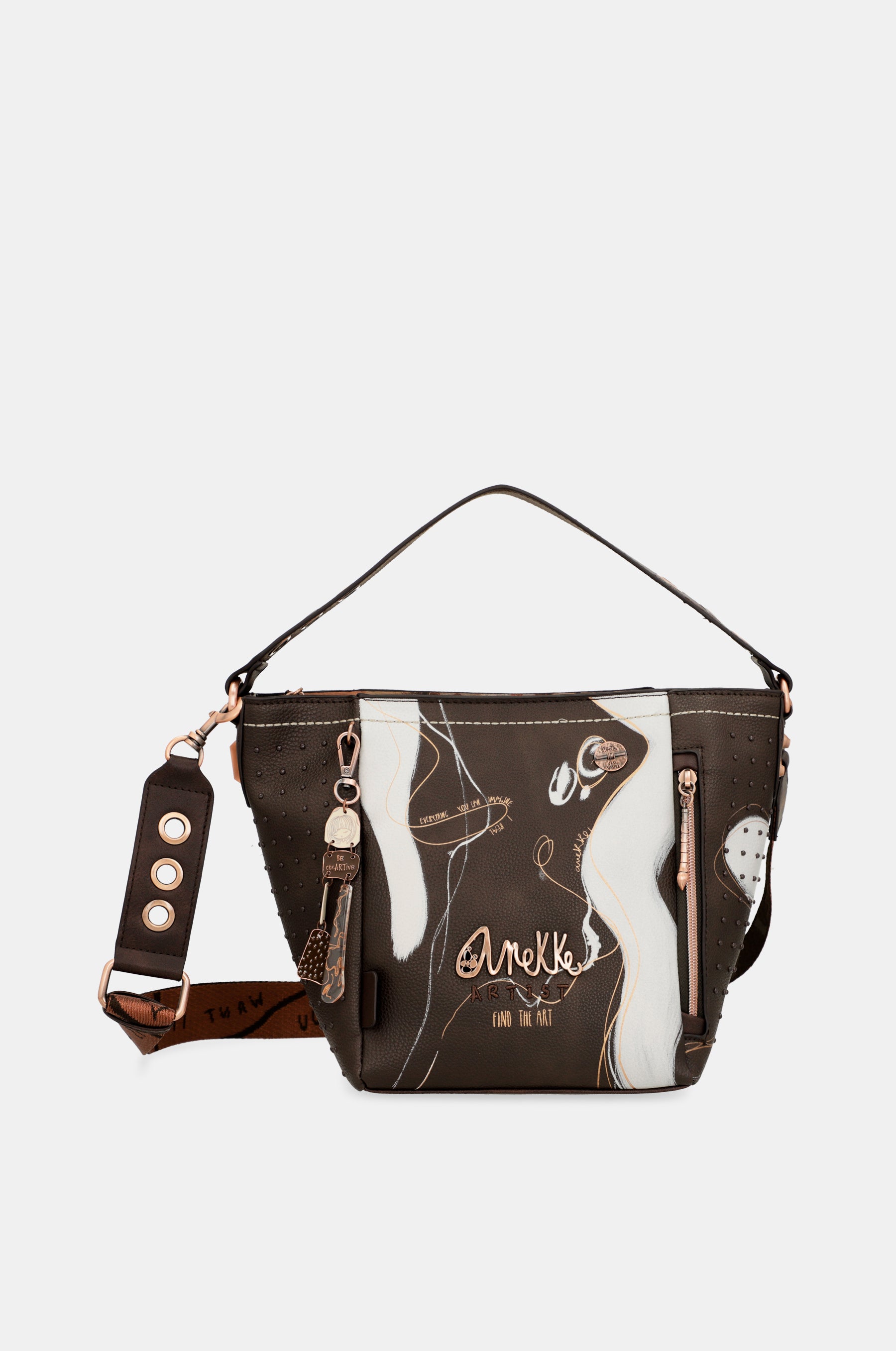 Mittelbraune Handtasche Nature Shodō