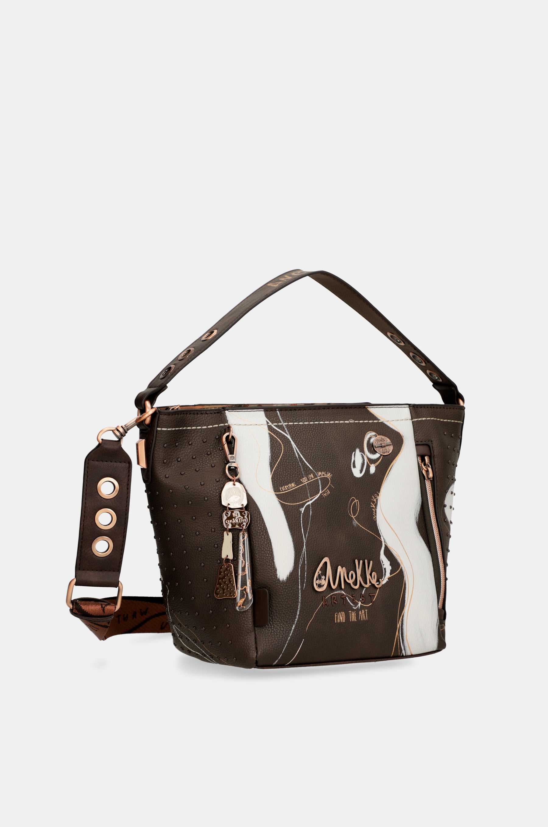 Mittelbraune Handtasche Nature Shodō