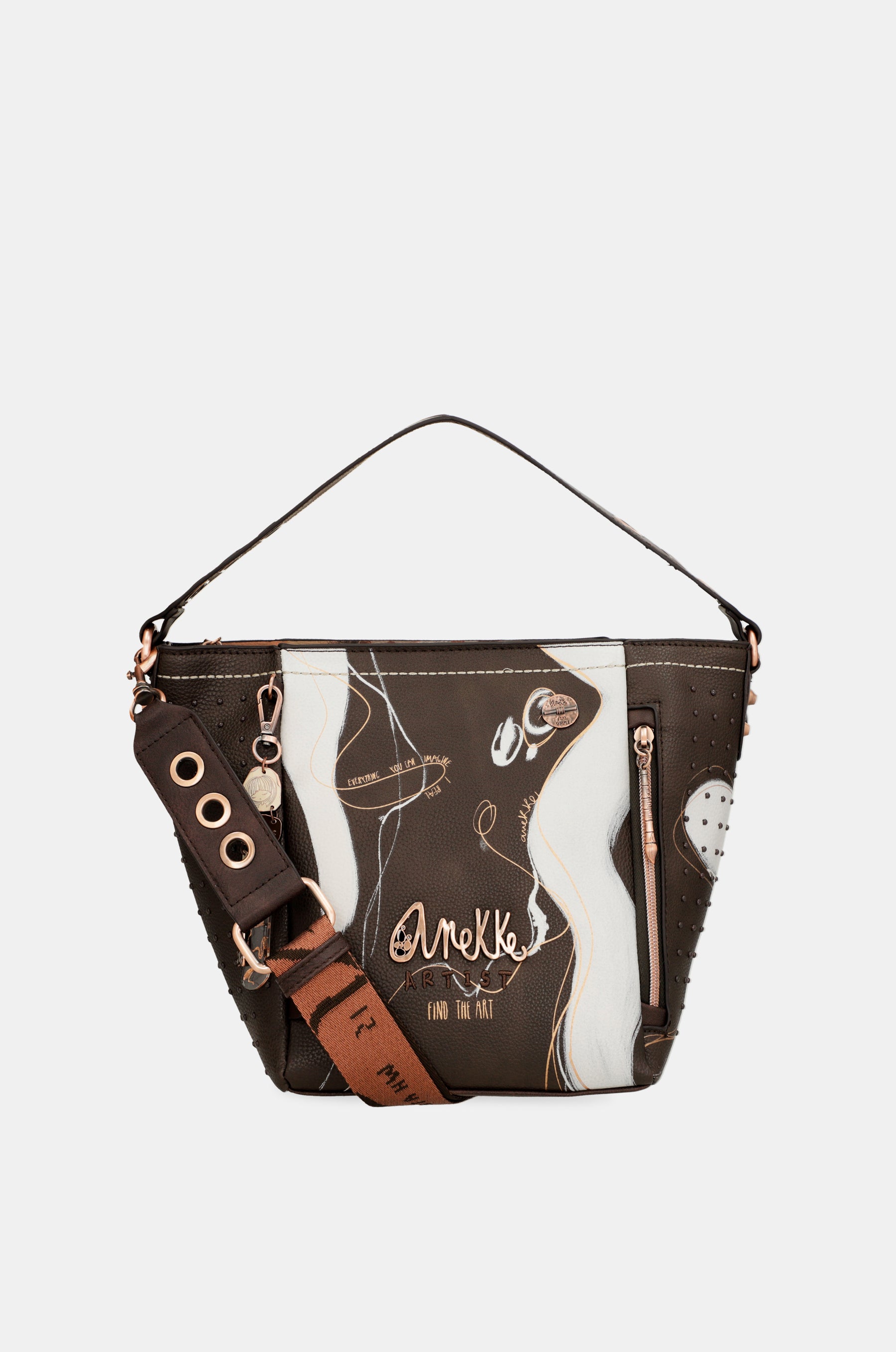 Mittelbraune Handtasche Nature Shodō