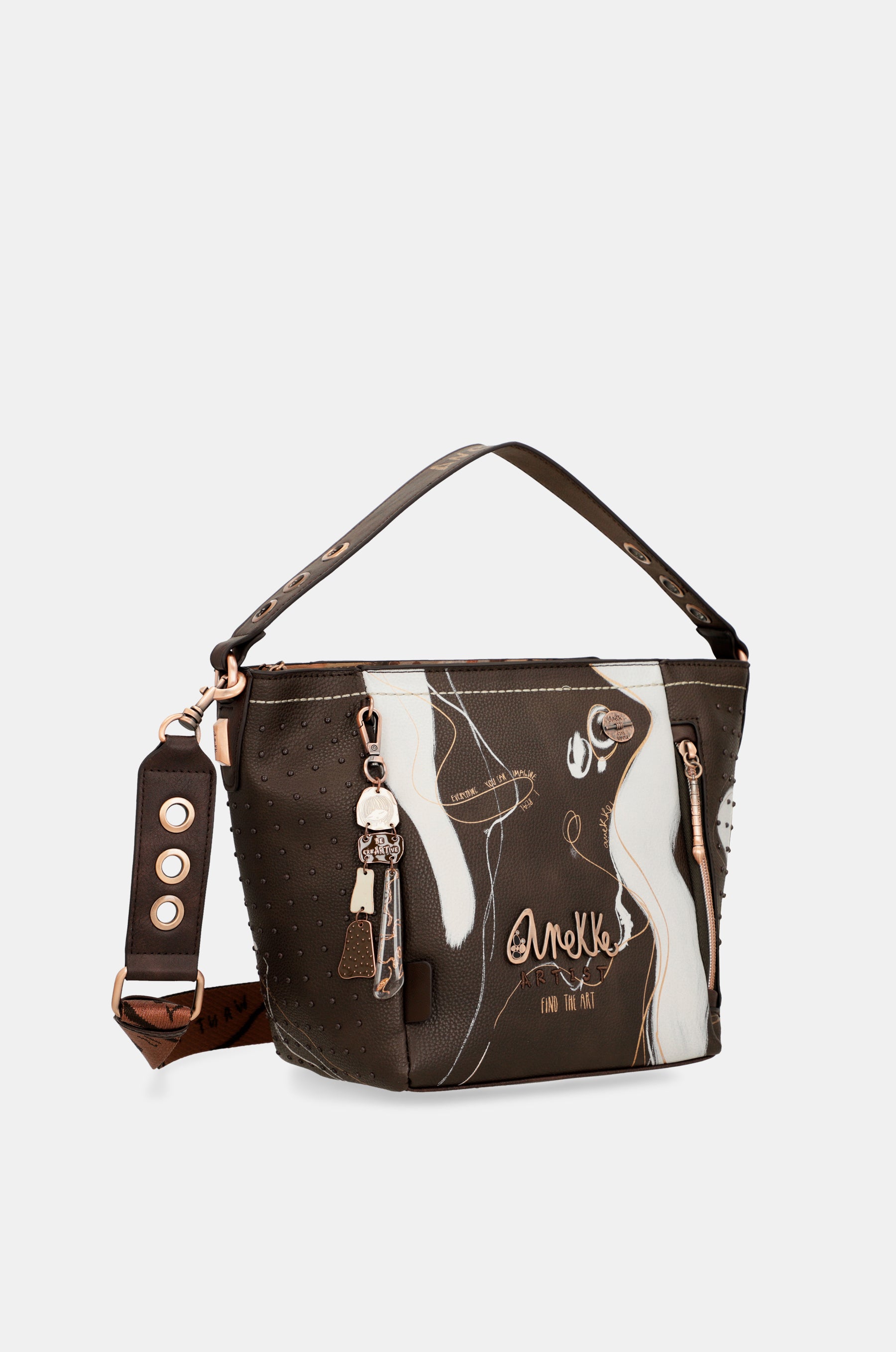 Mittelbraune Handtasche Nature Shodō