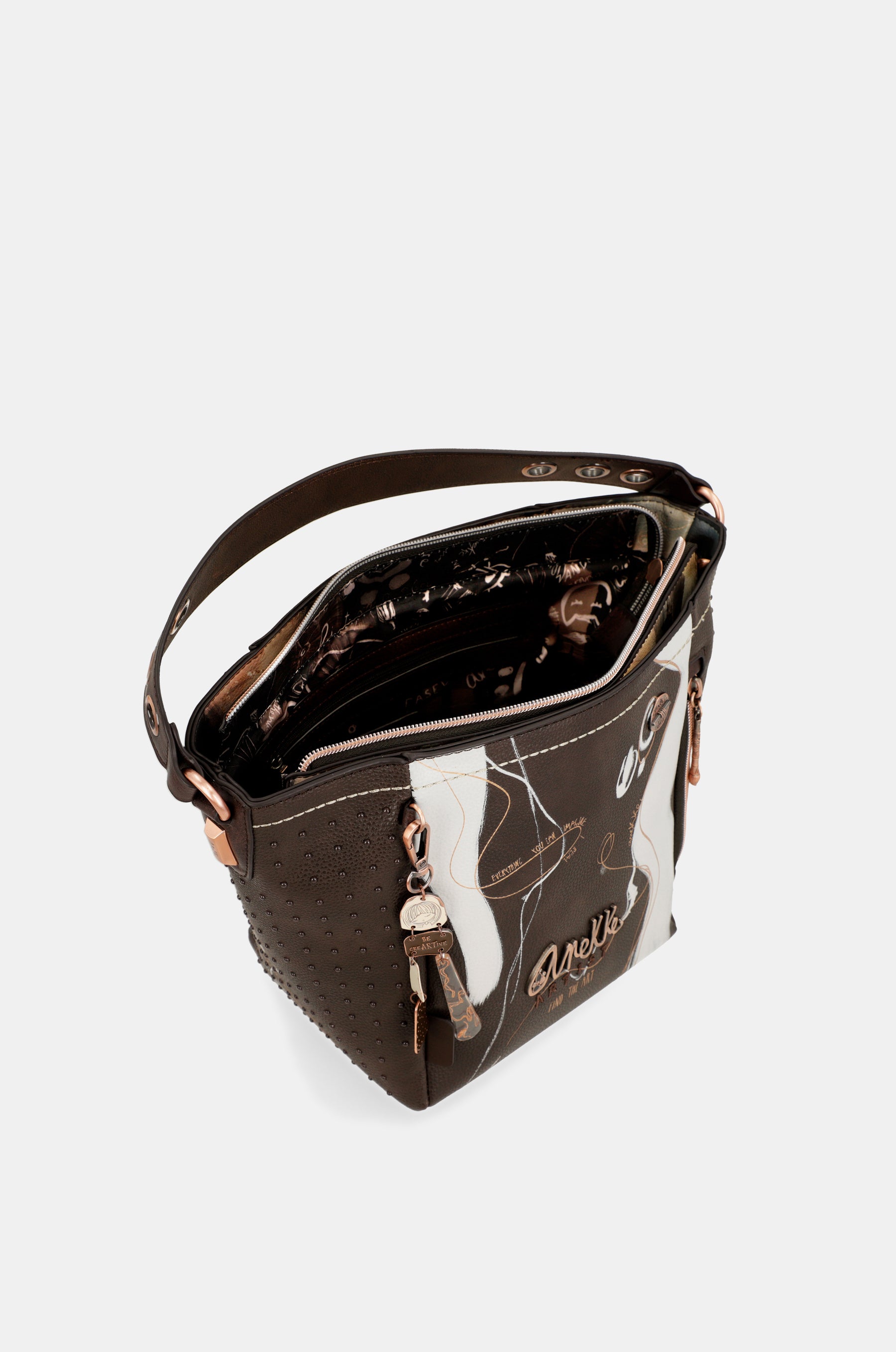 Mittelbraune Handtasche Nature Shodō
