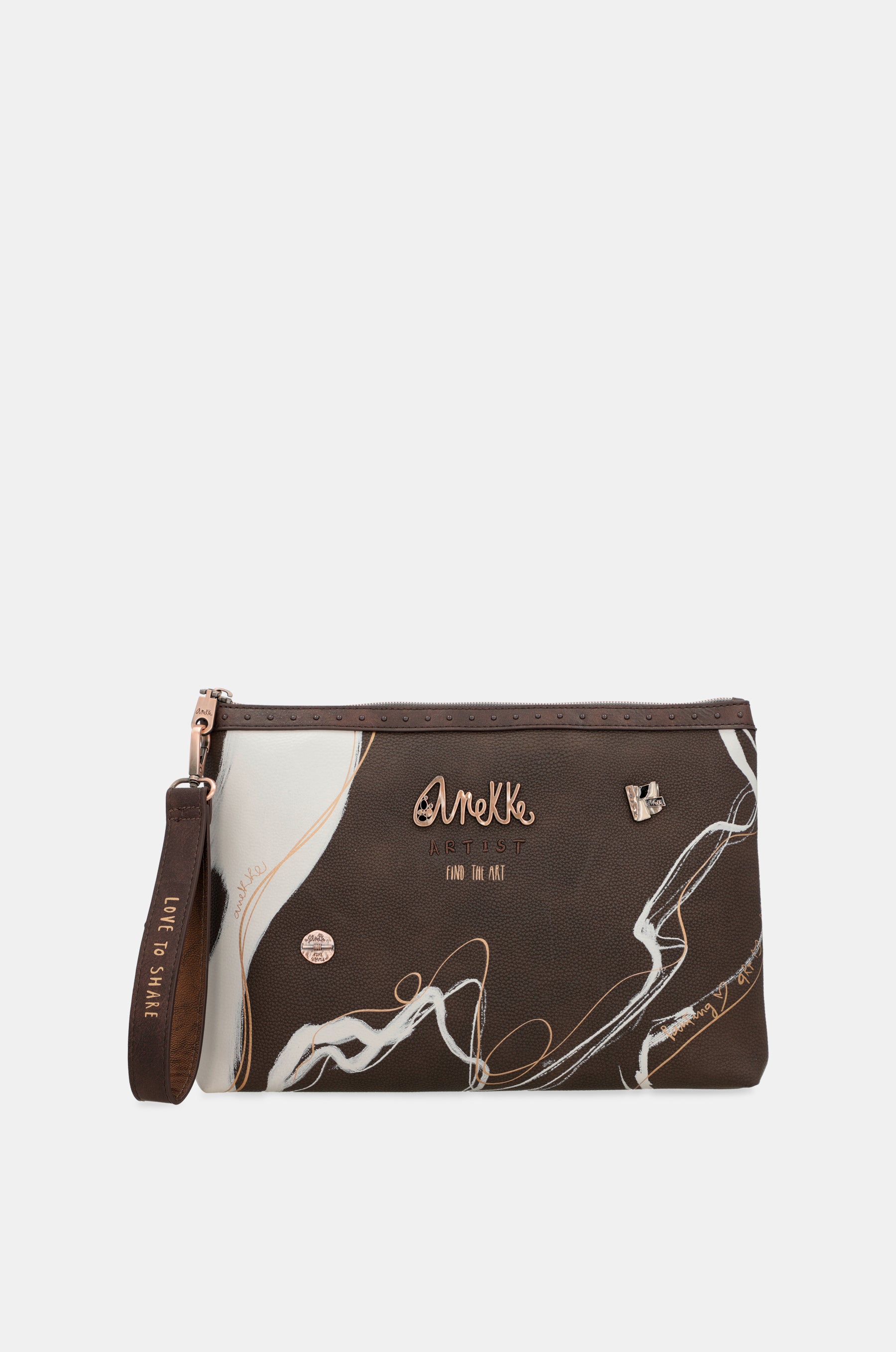 Braune Clutch von Nature Shodō