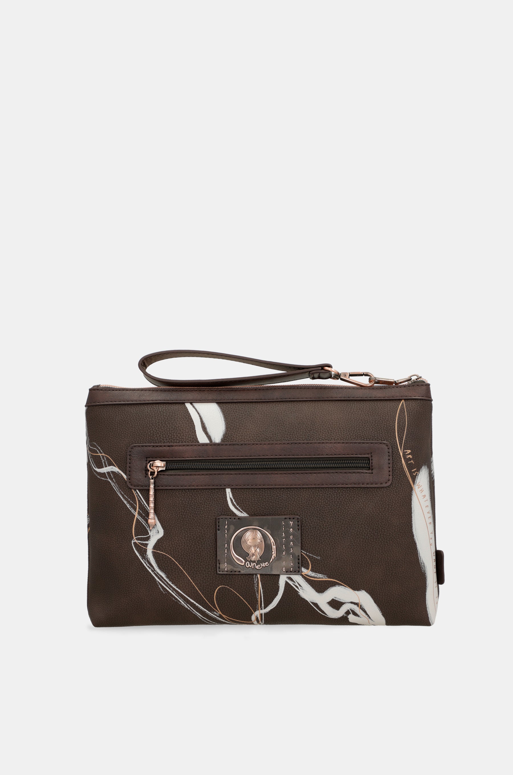 Braune Clutch von Nature Shodō