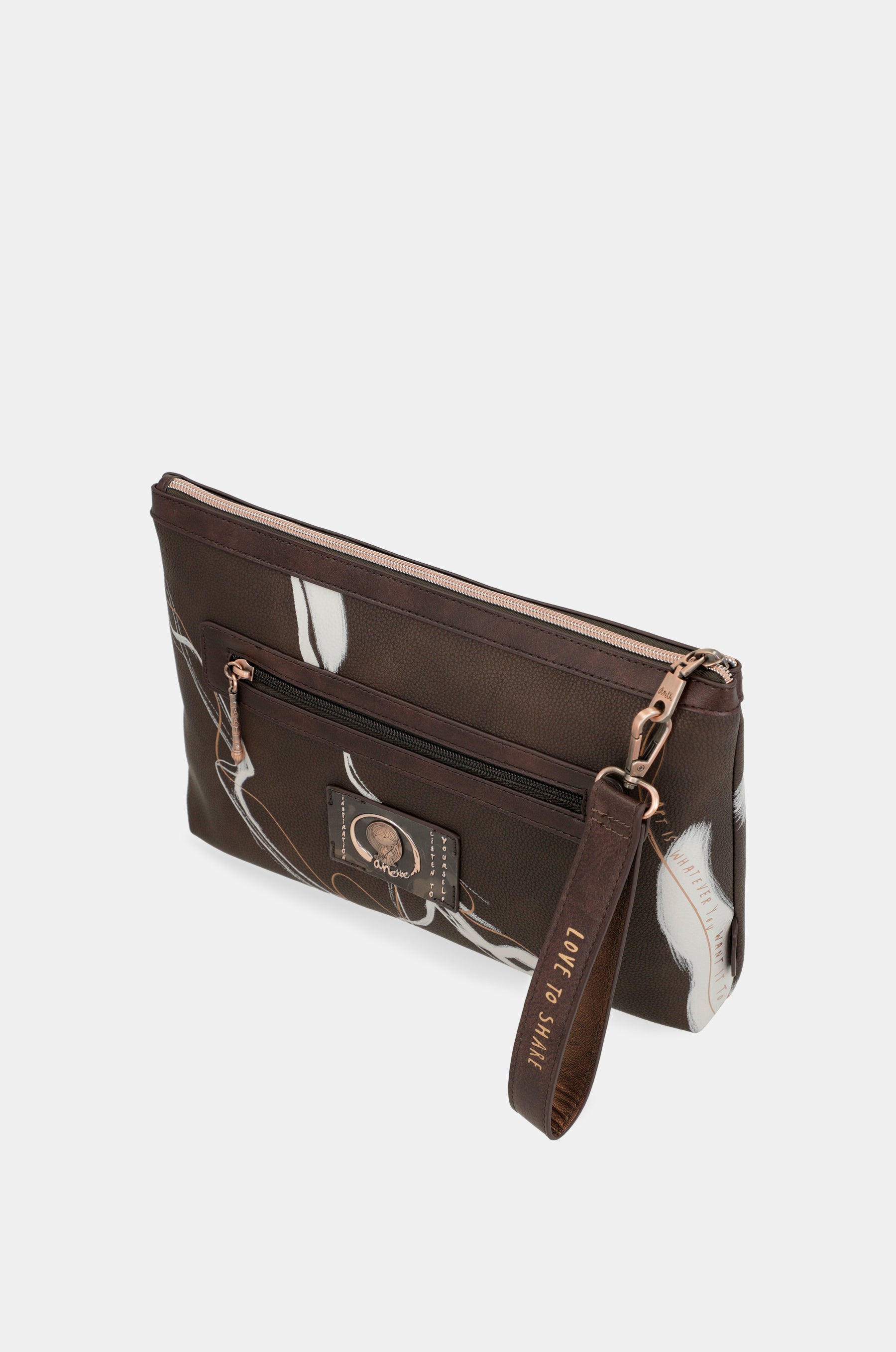 Braune Clutch von Nature Shodō