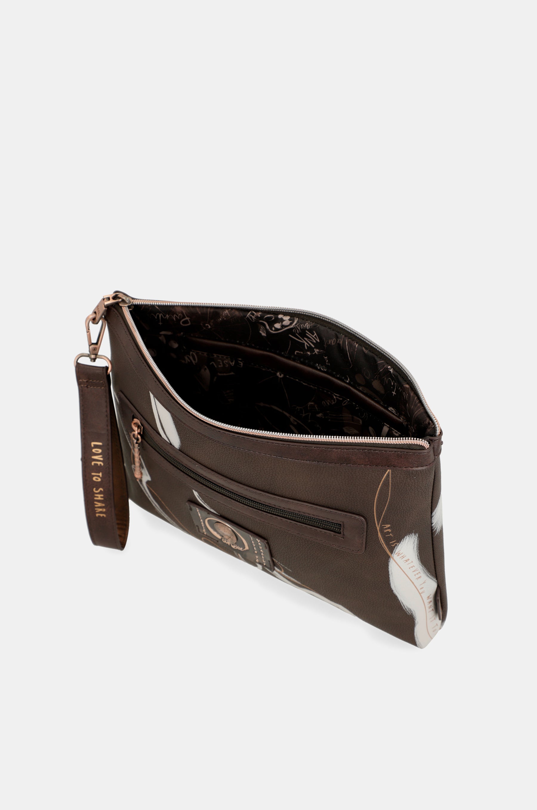 Braune Clutch von Nature Shodō
