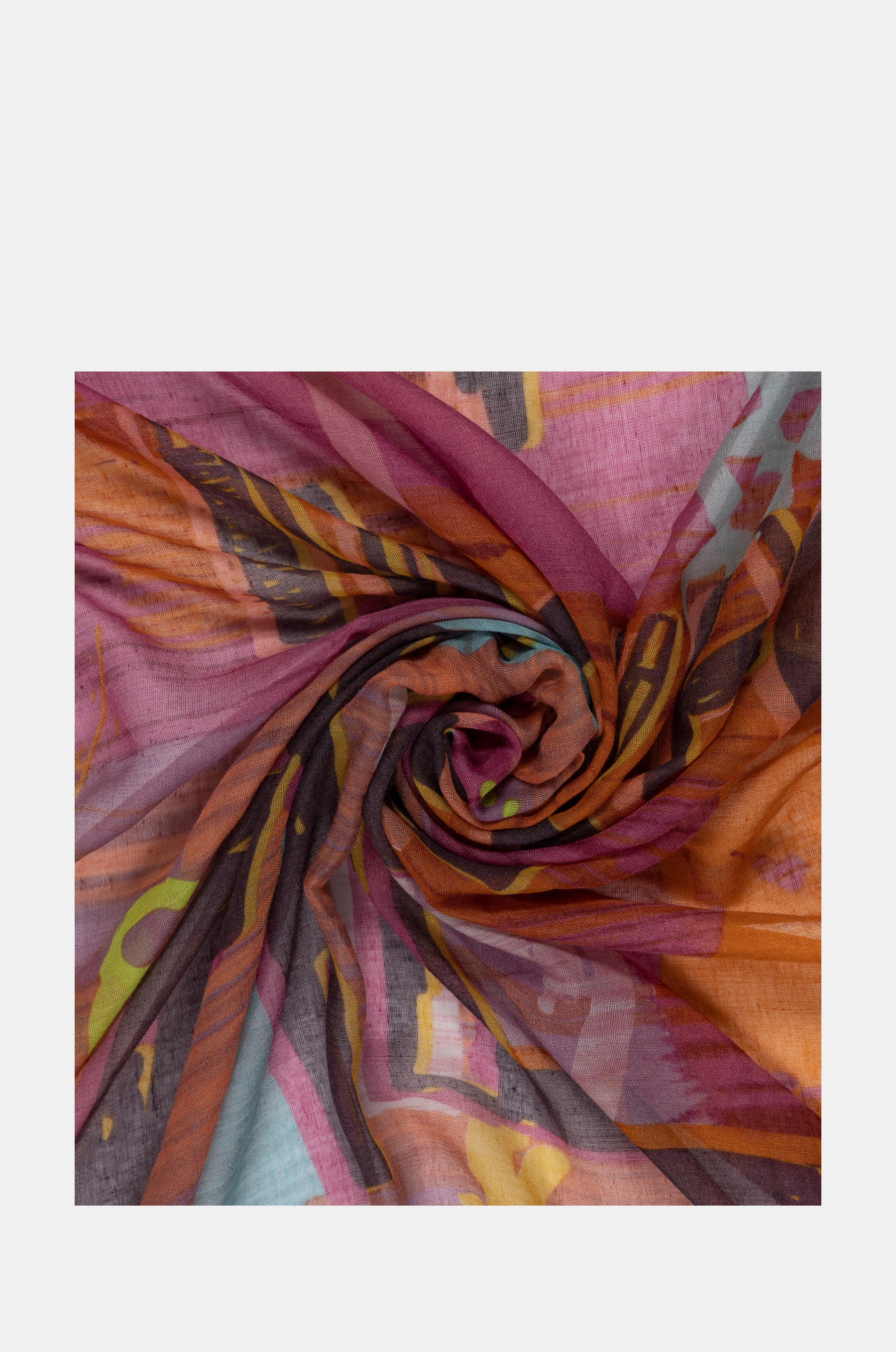 Contemporary violetter Schal