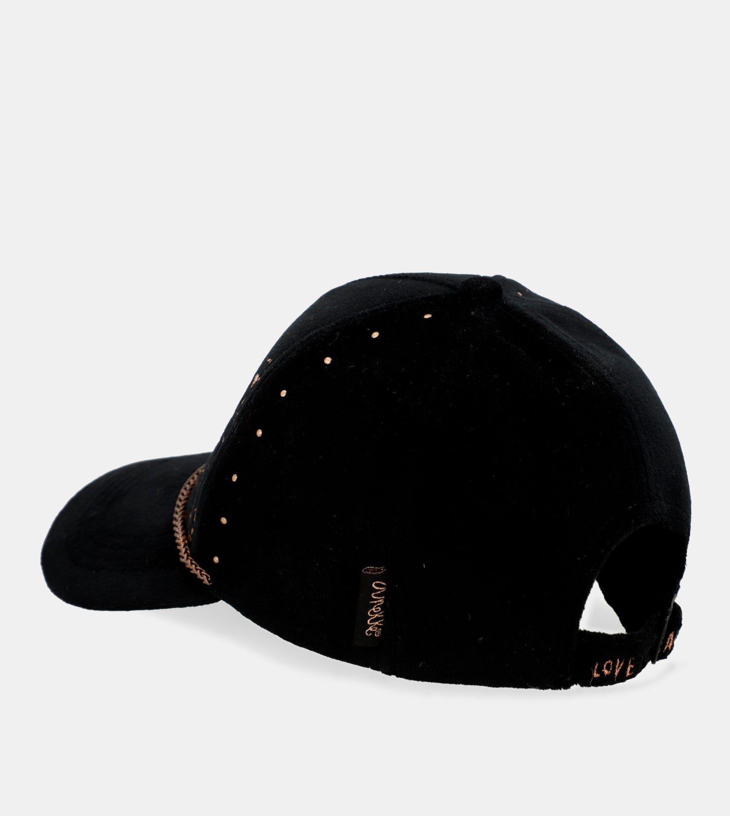Gorra terciopelo negra Shodō