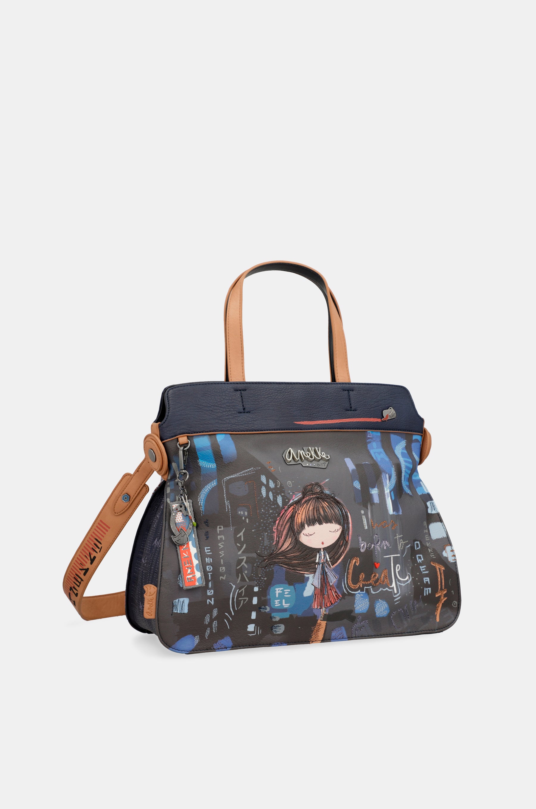 Contemporary Schultertasche mit 2 Griffen Contemporary