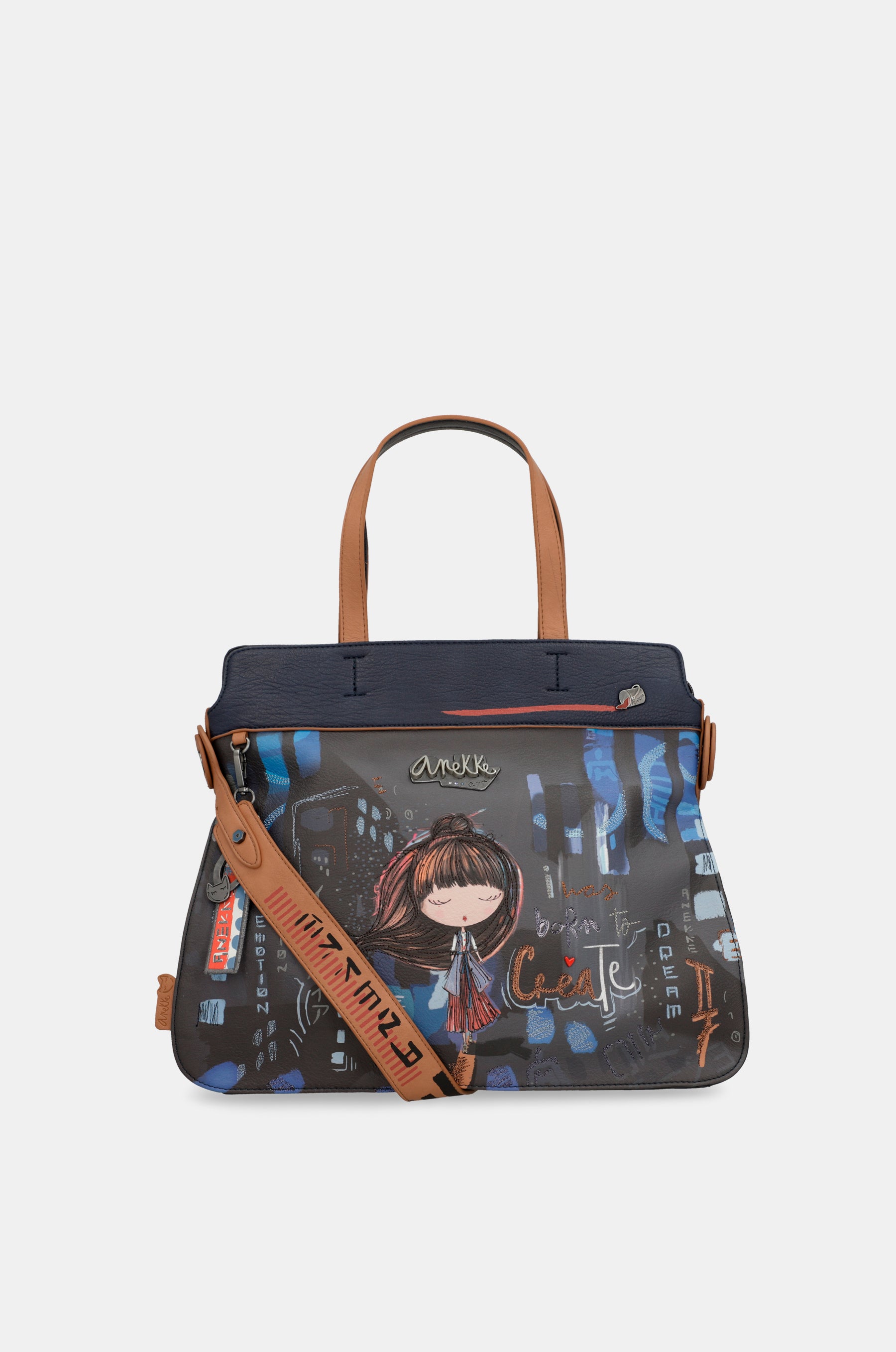 Contemporary Schultertasche mit 2 Griffen Contemporary