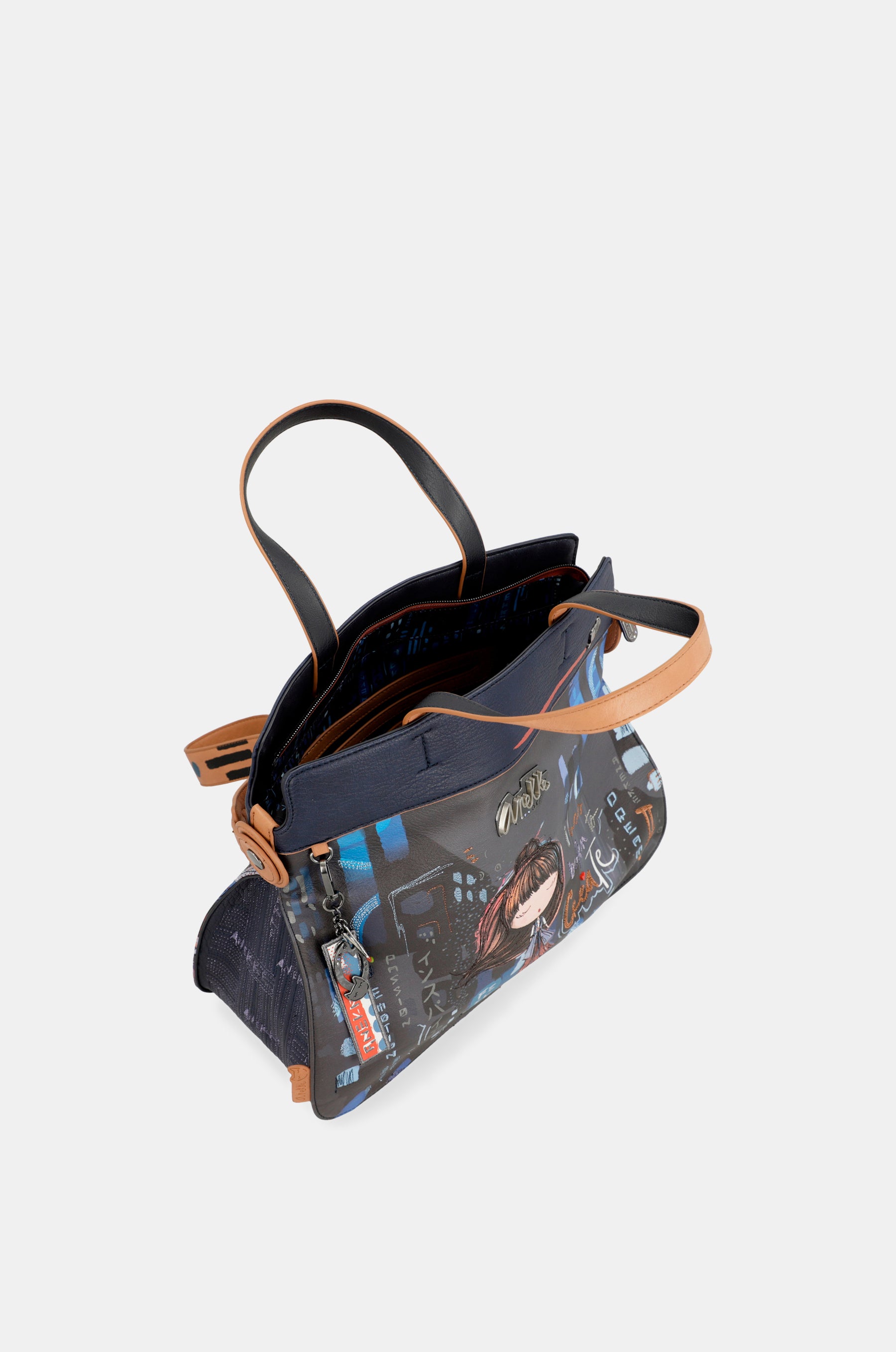 Contemporary Schultertasche mit 2 Griffen Contemporary