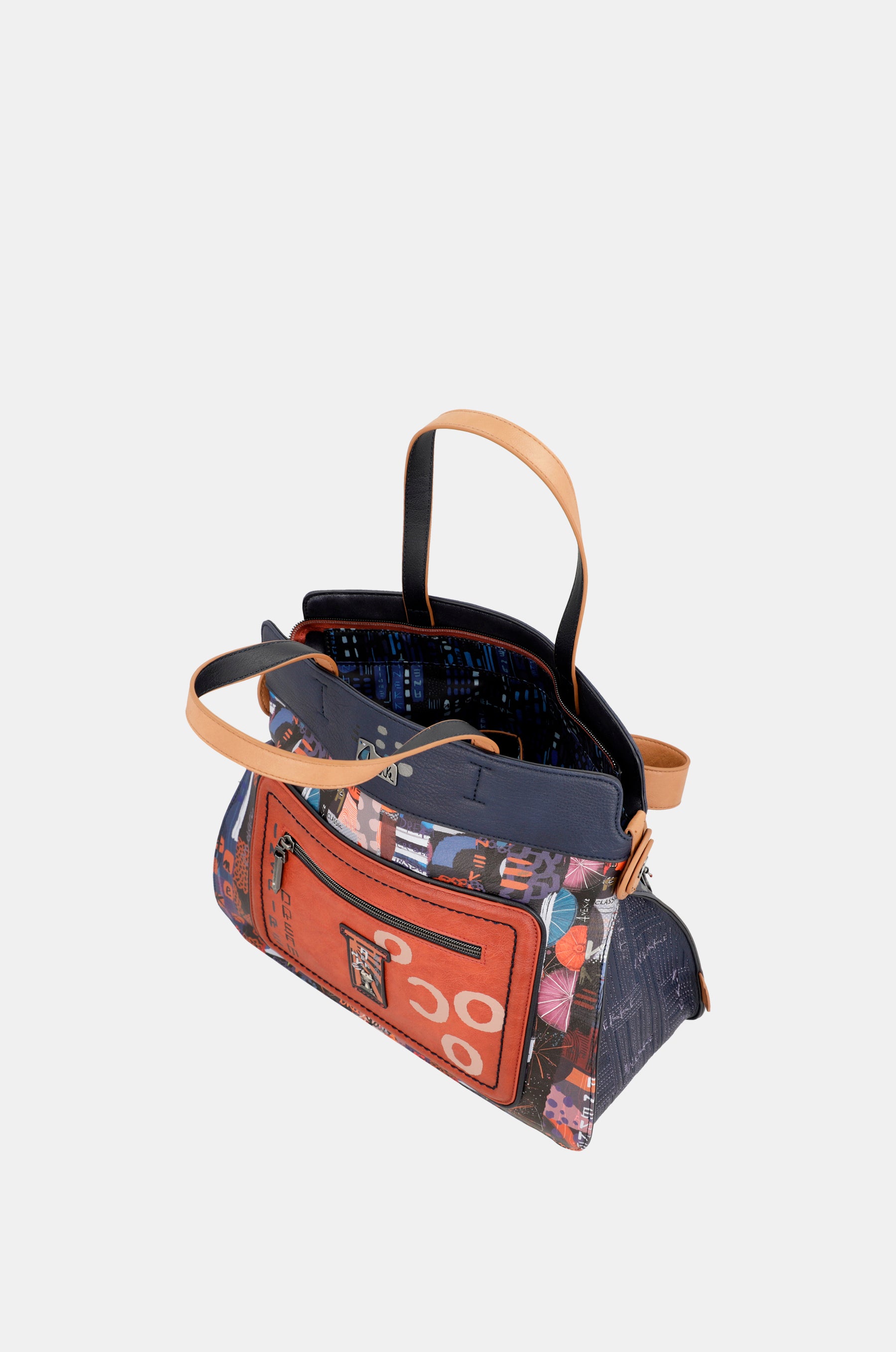 Contemporary Schultertasche mit 2 Griffen Contemporary