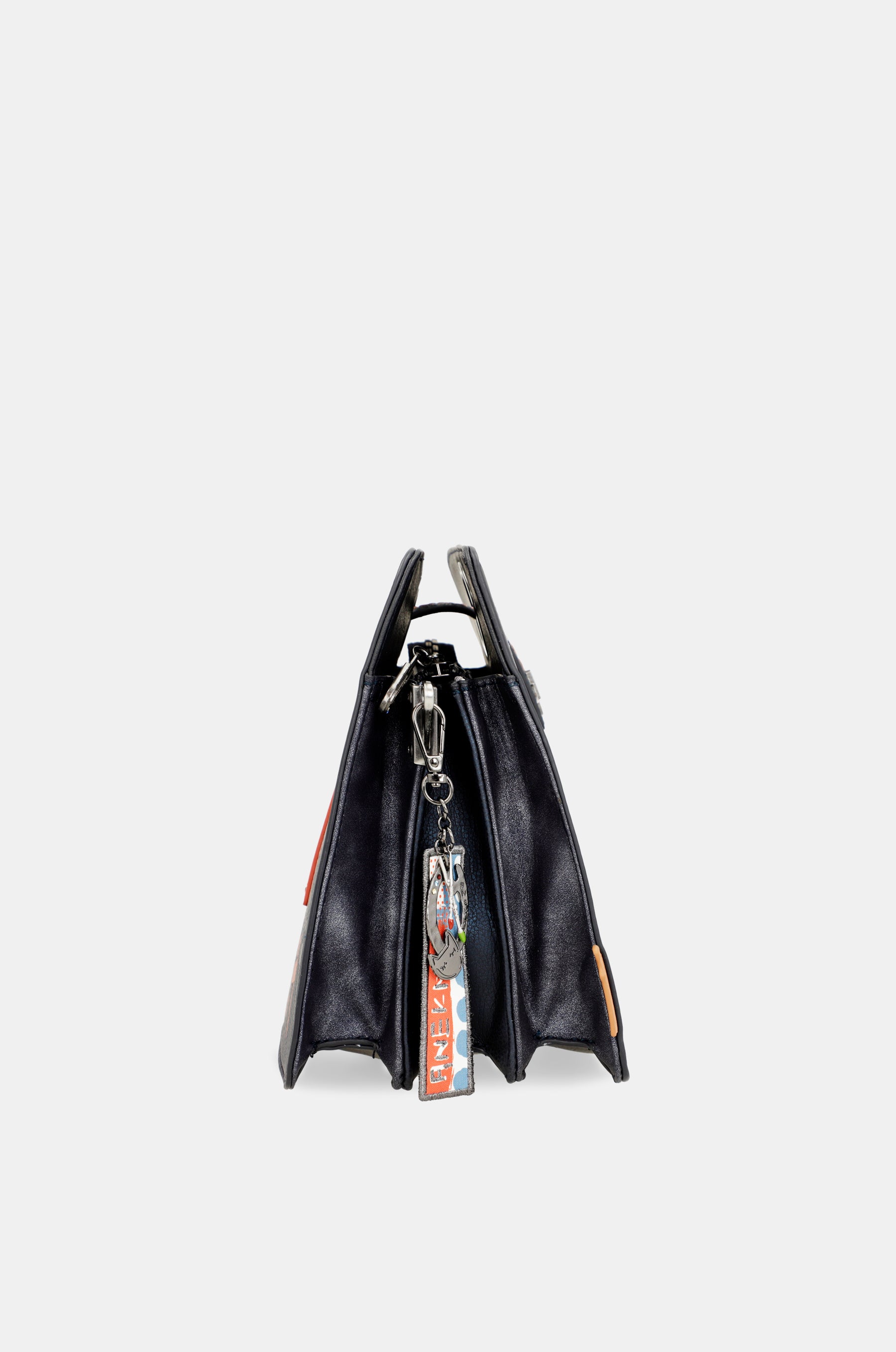 Contemporary geometrische Schultertasche mit 3 Fächern