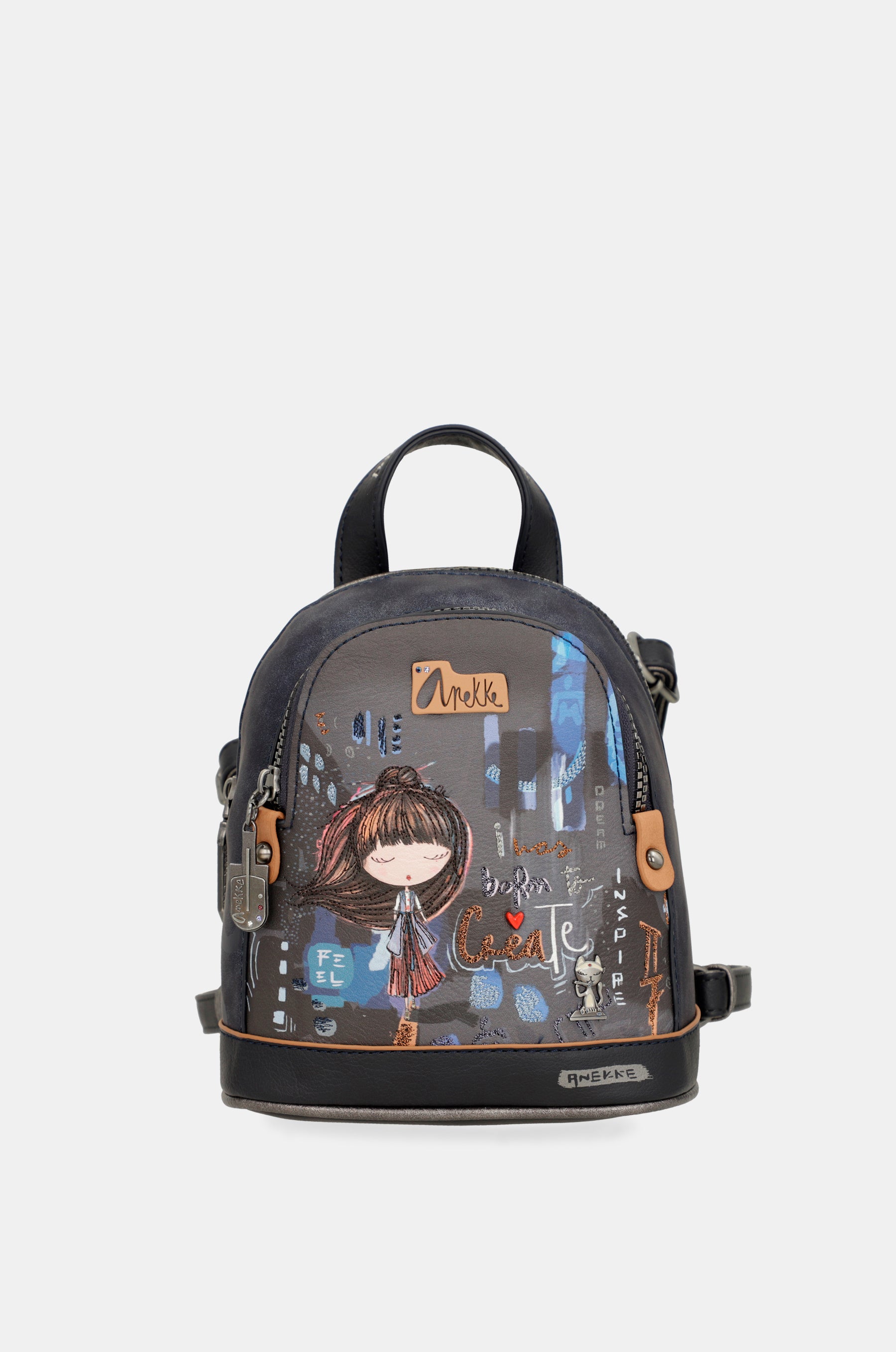 Contemporary Mini-Rucksack mit zwei Fächern Contemporary