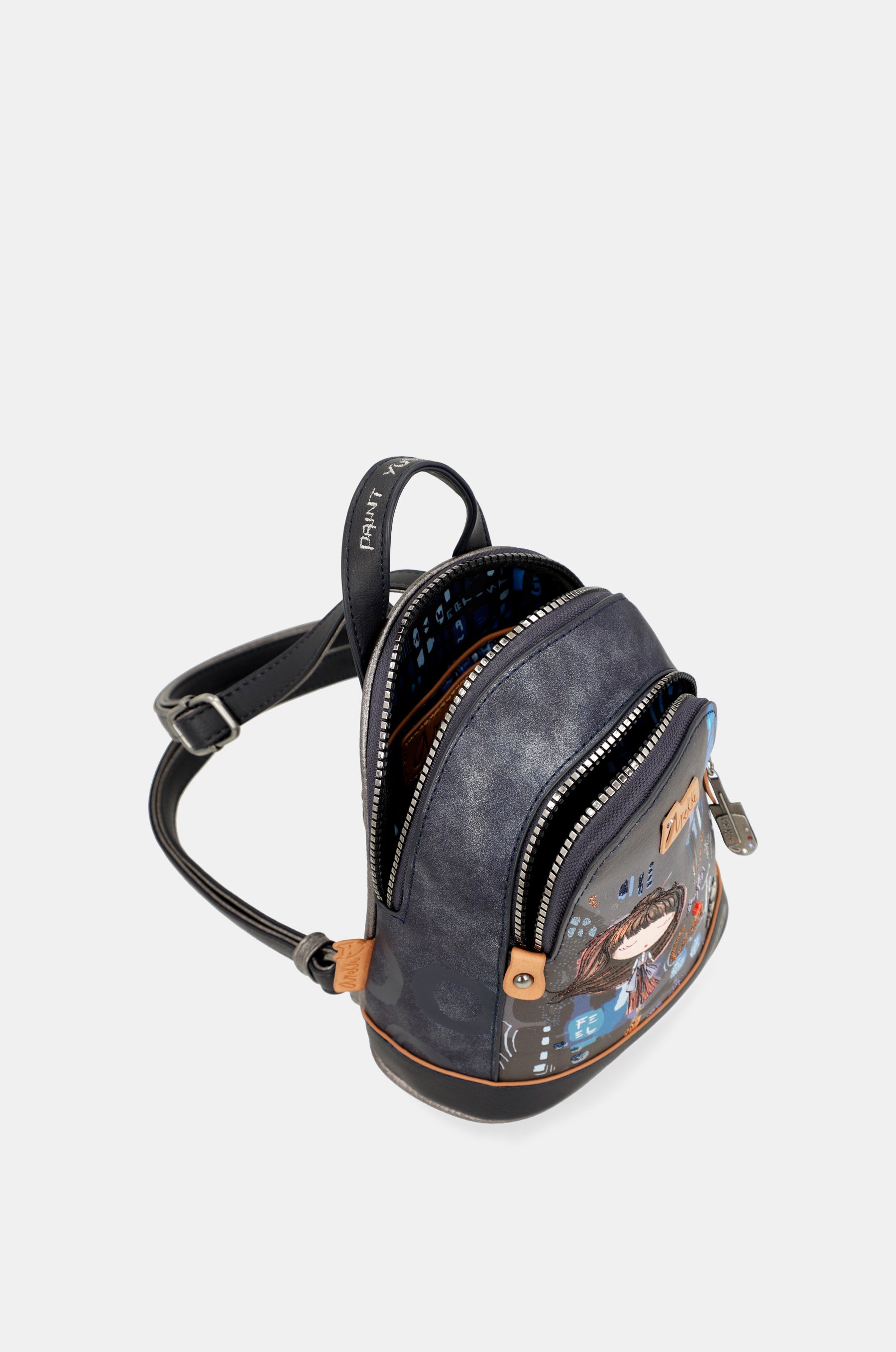 Contemporary Mini-Rucksack mit zwei Fächern Contemporary
