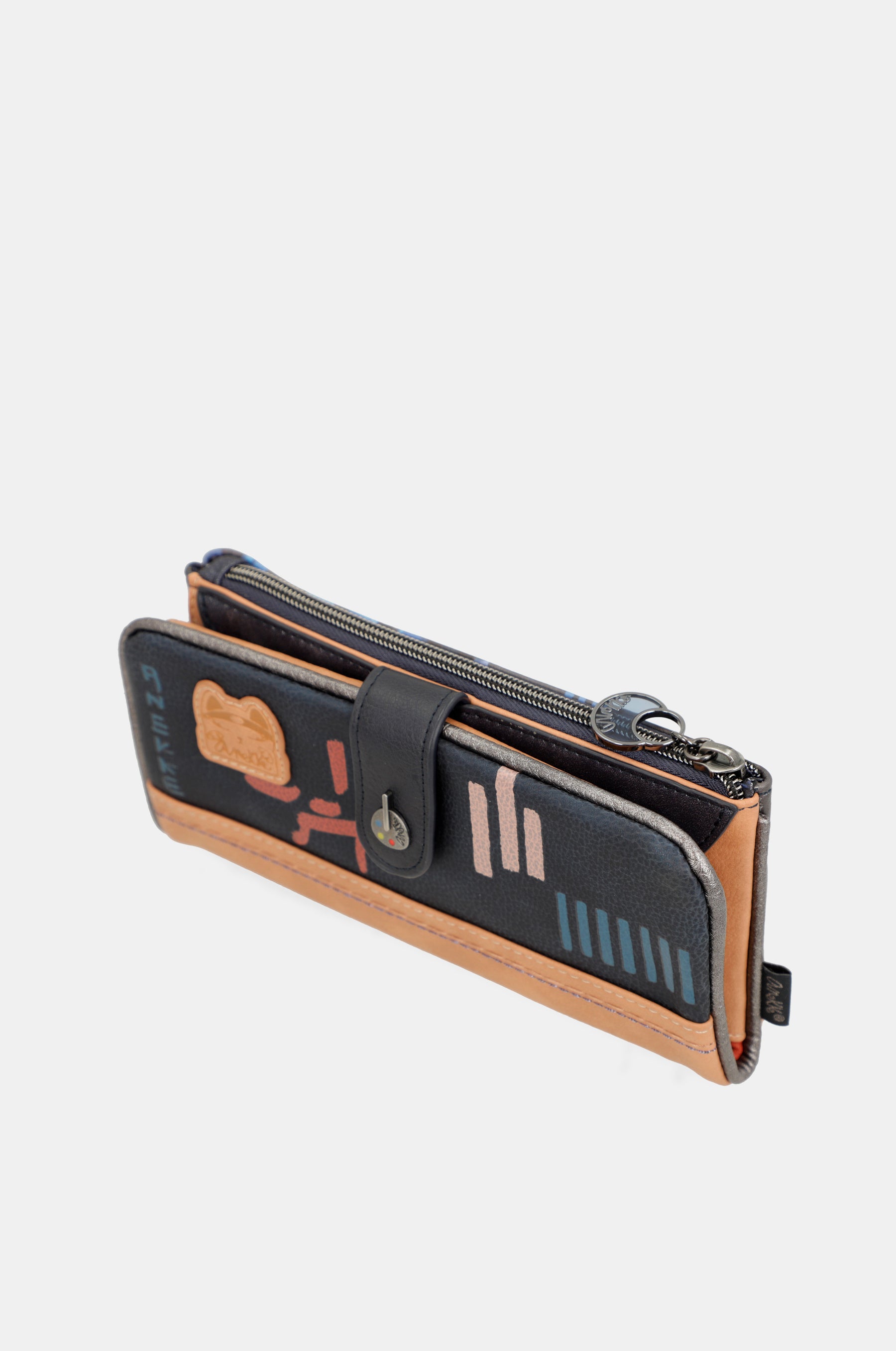 Contemporary großes, flexibles RFID-Portemonnaie