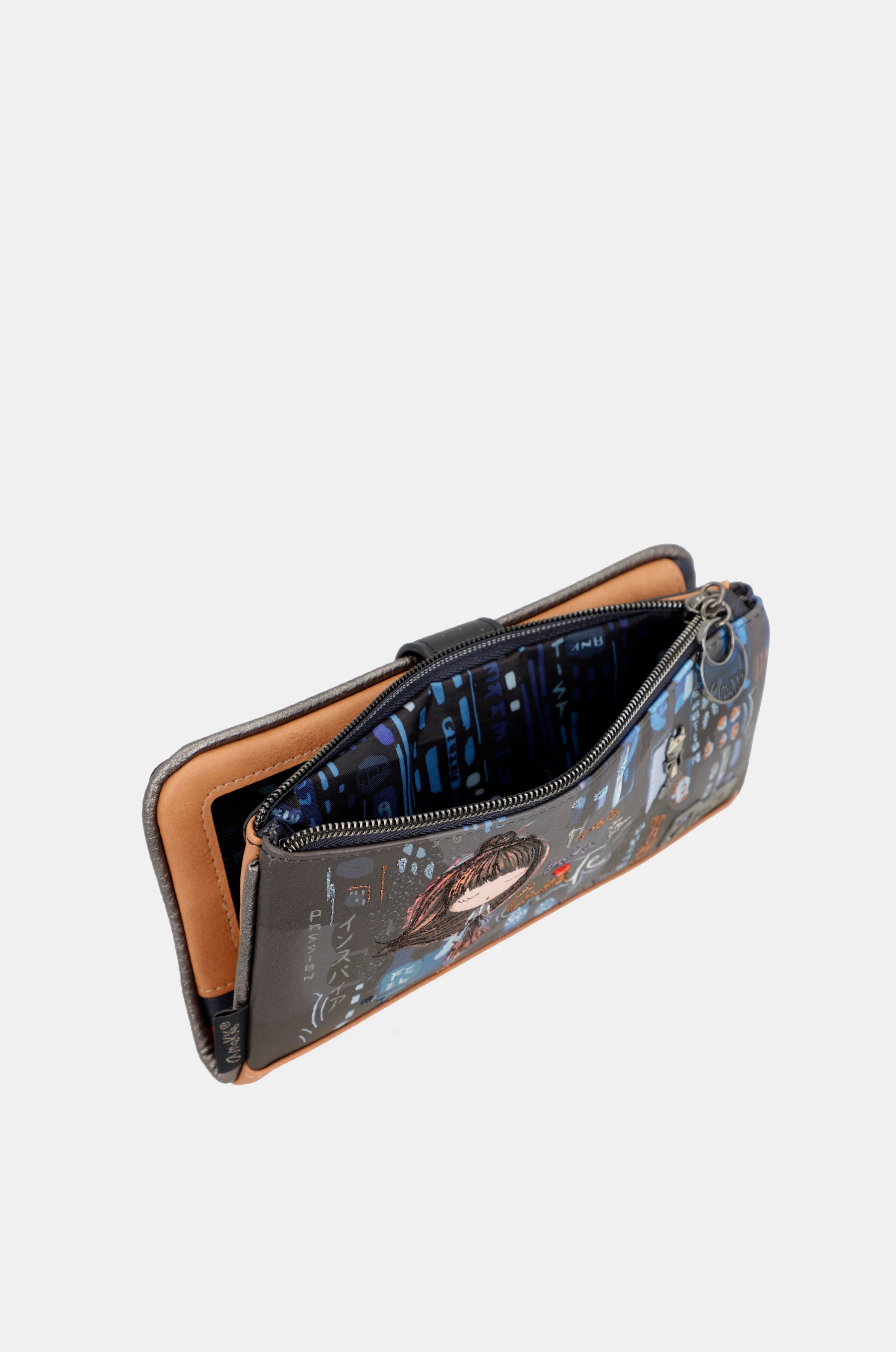 Contemporary großes, flexibles RFID-Portemonnaie