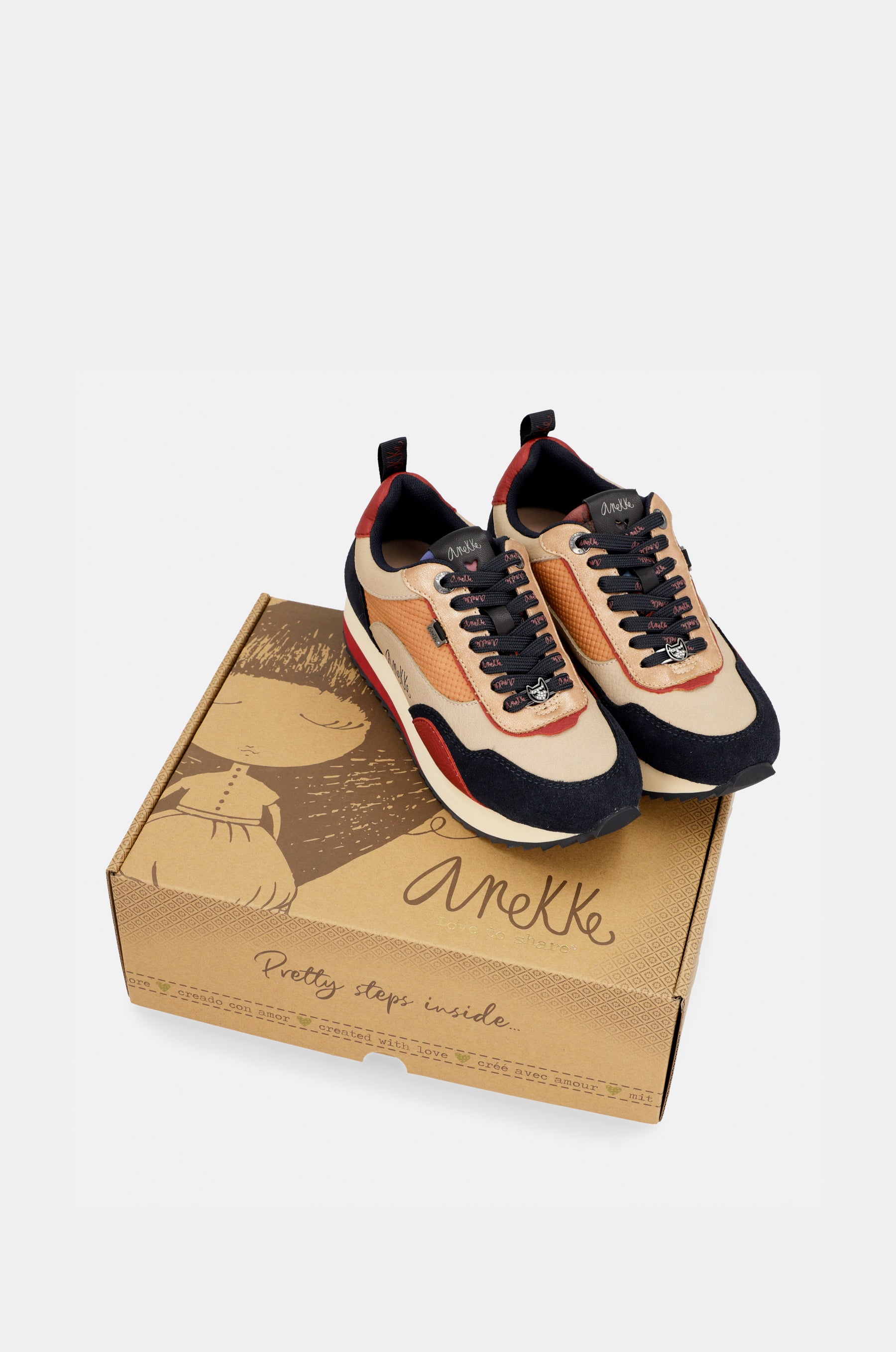 Moderner mehrfarbiger Sneaker