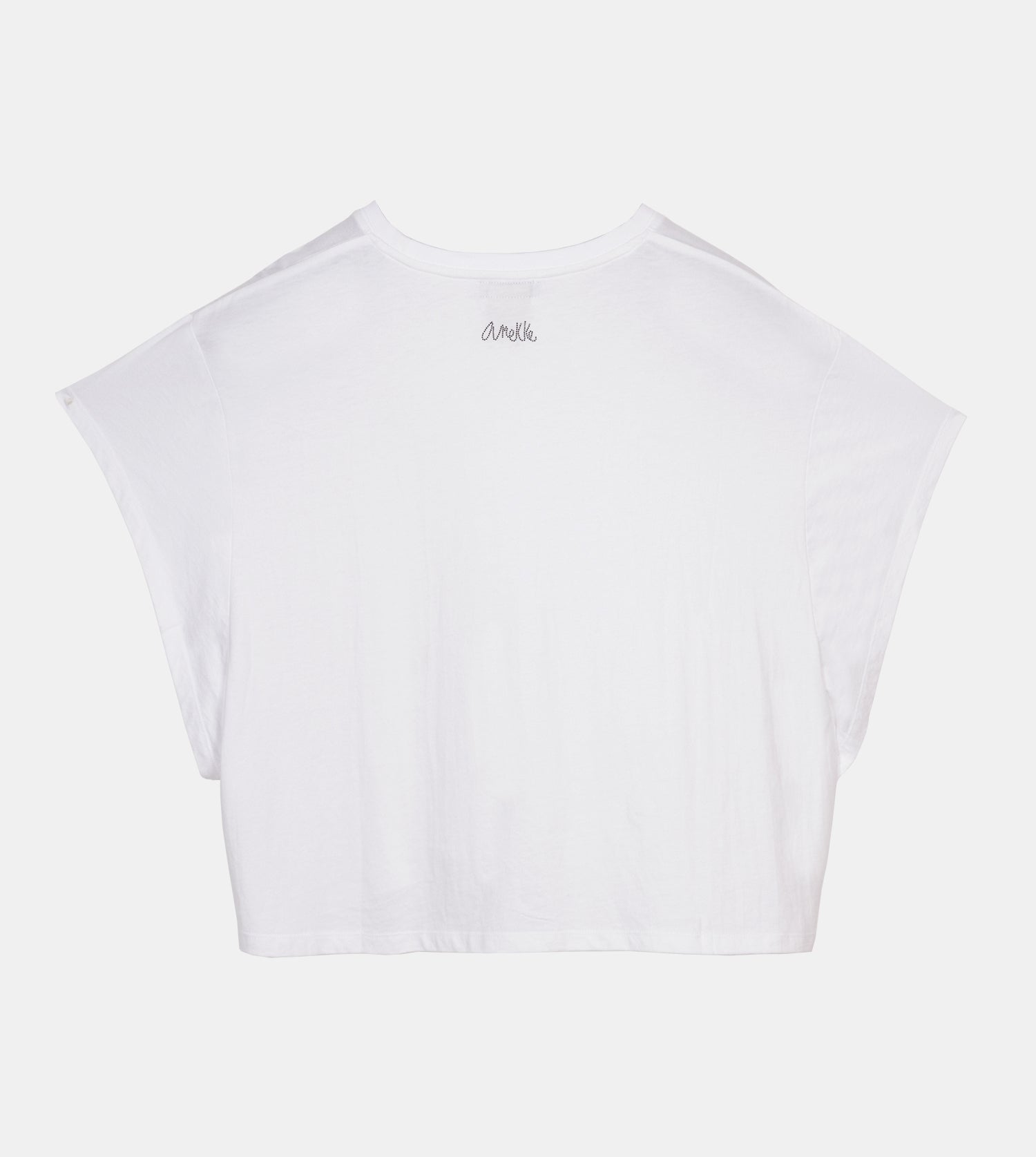 Anekke weißes Crop-Top
