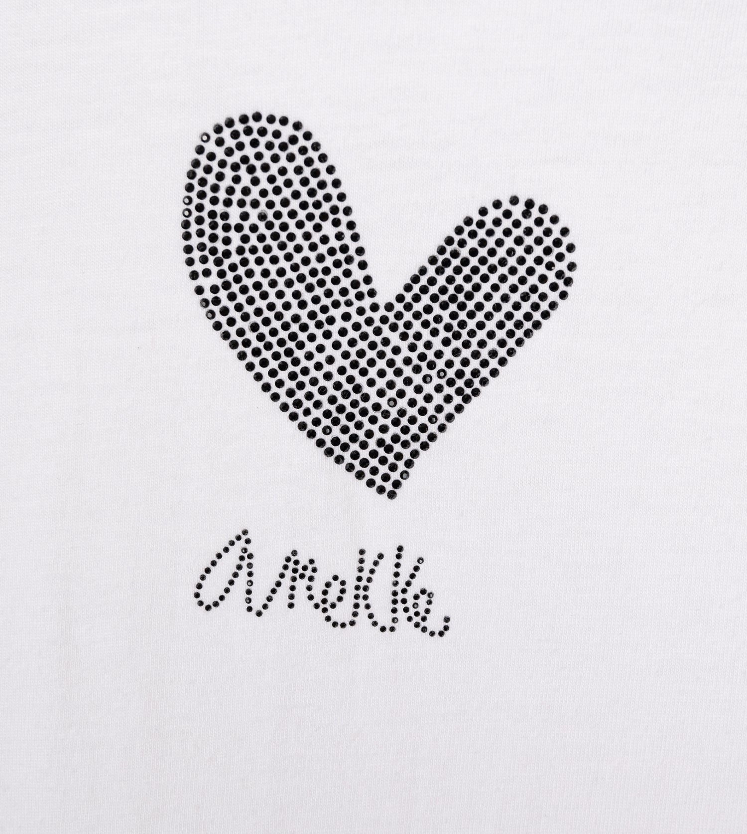 Anekke weißes Crop-Top