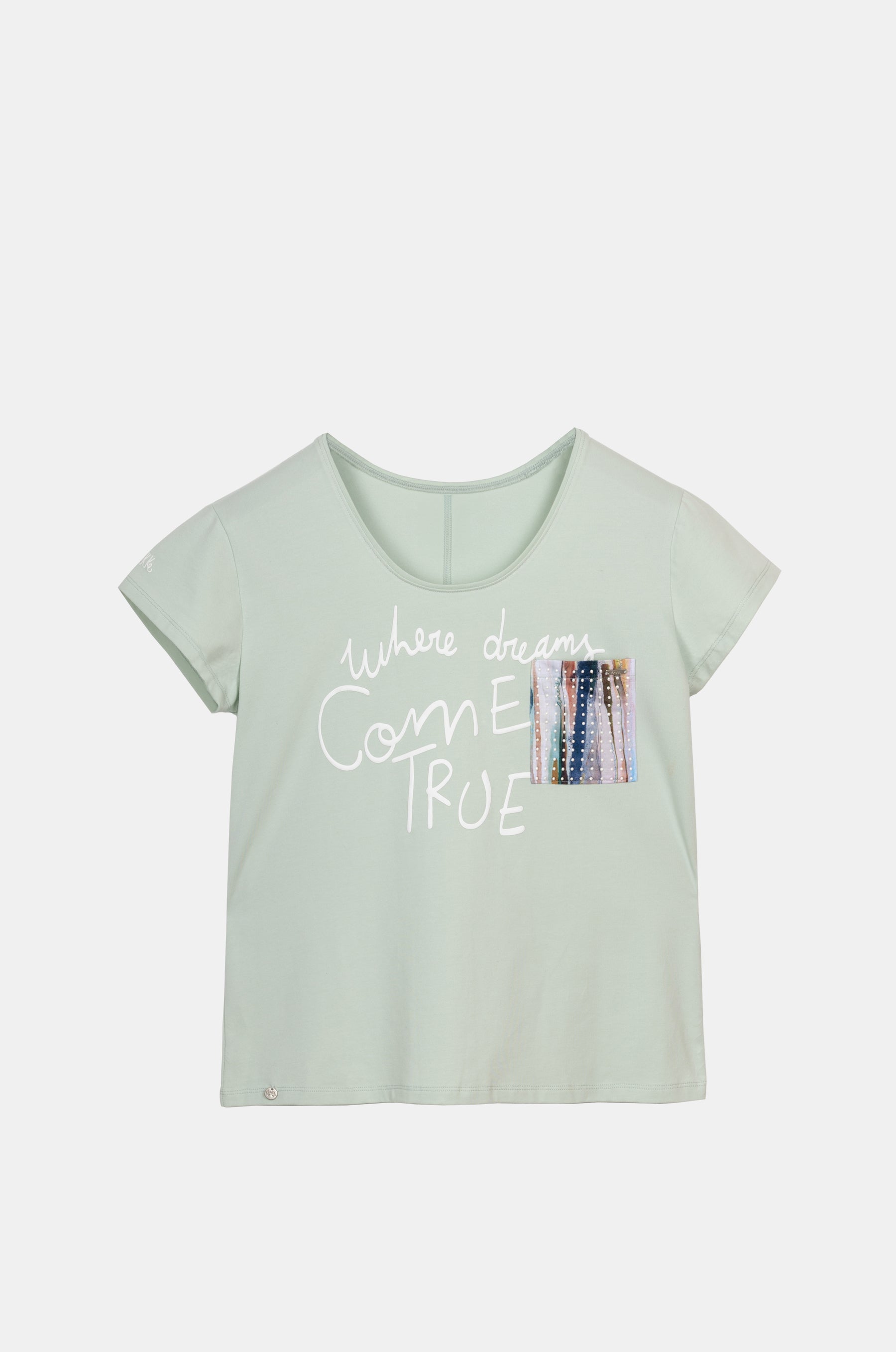 Grünes Studio-T-Shirt