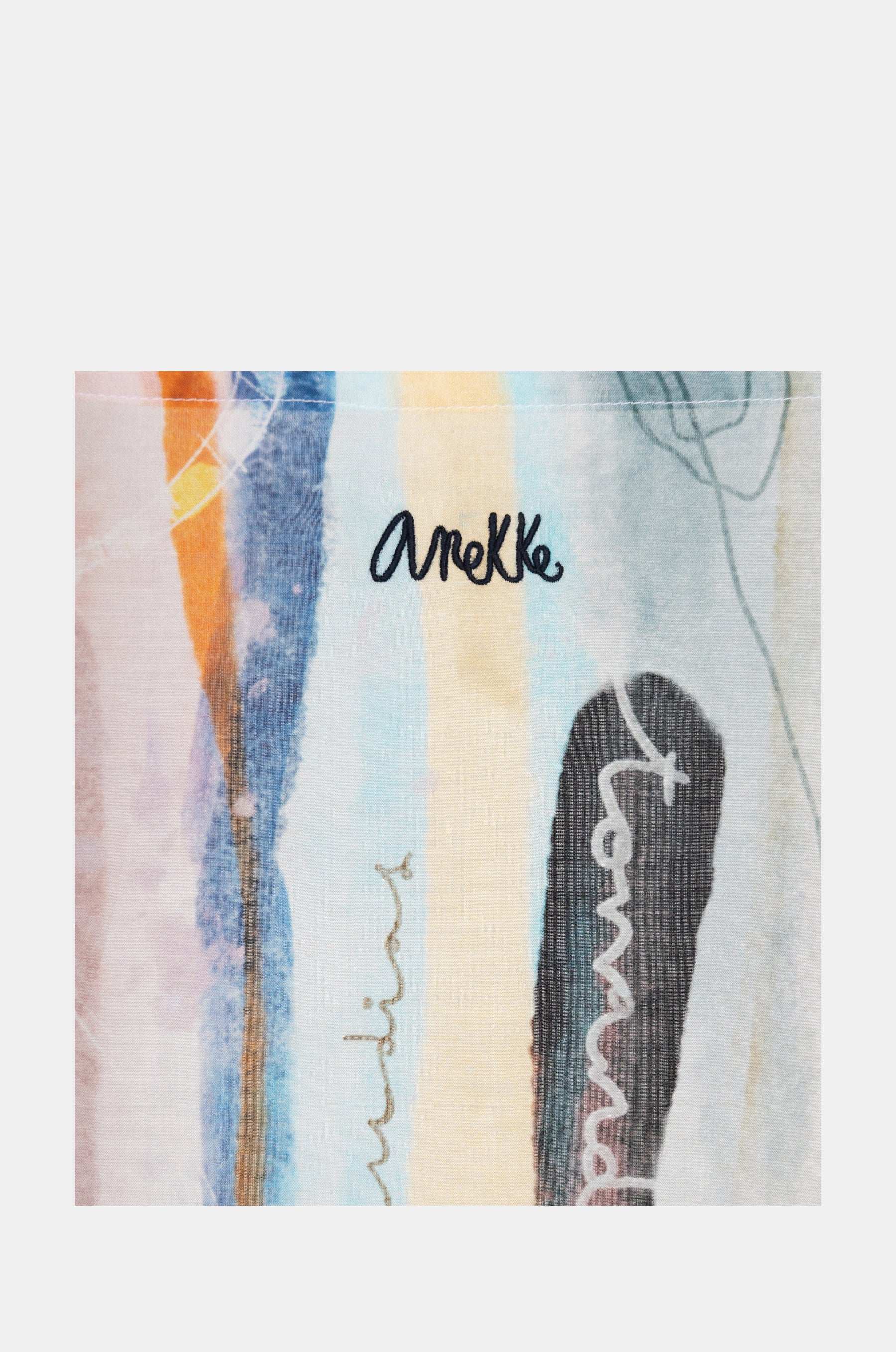 Langer Kimono mit Studio-Print