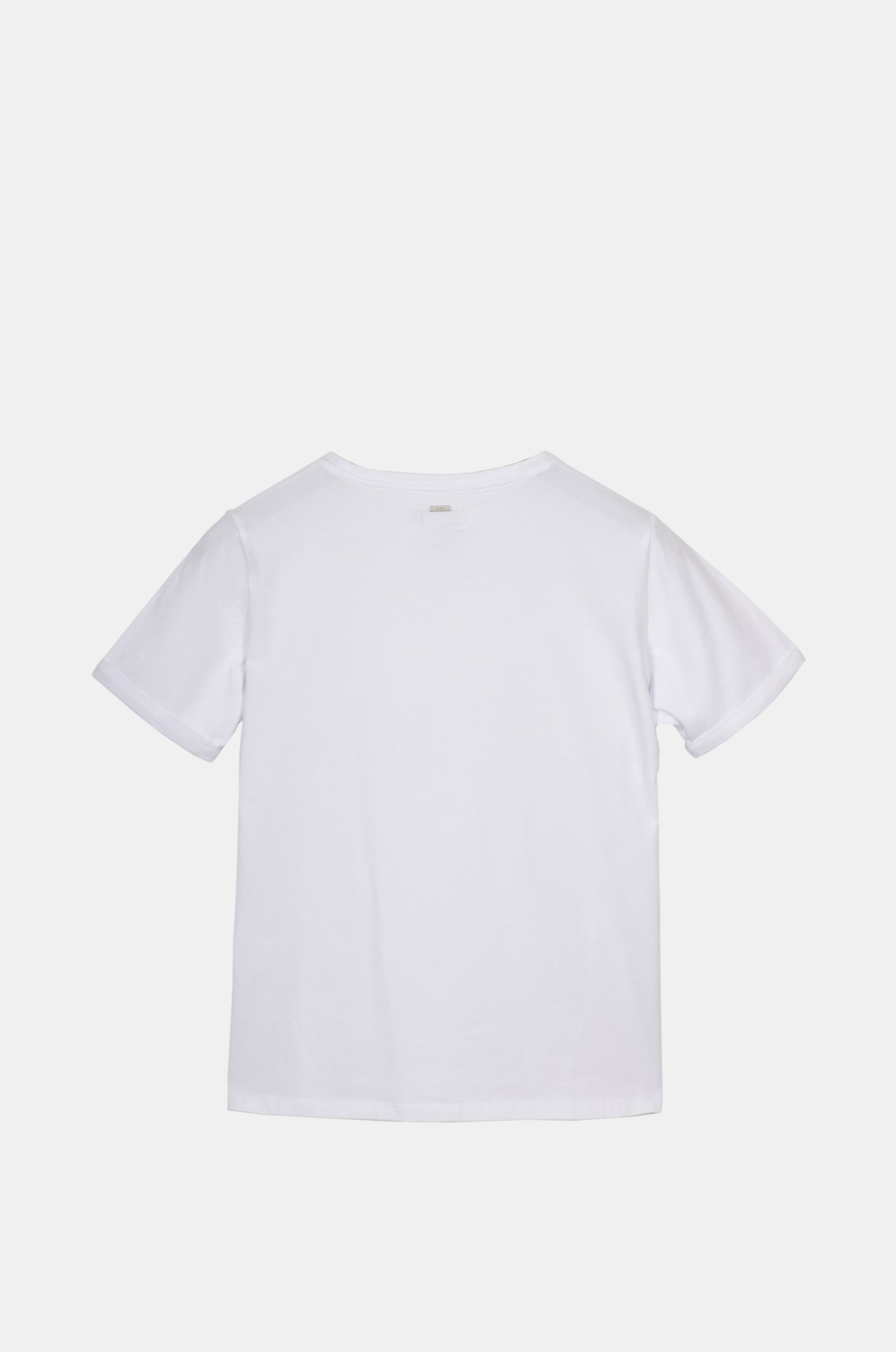 Weißes Glitzer-T-Shirt