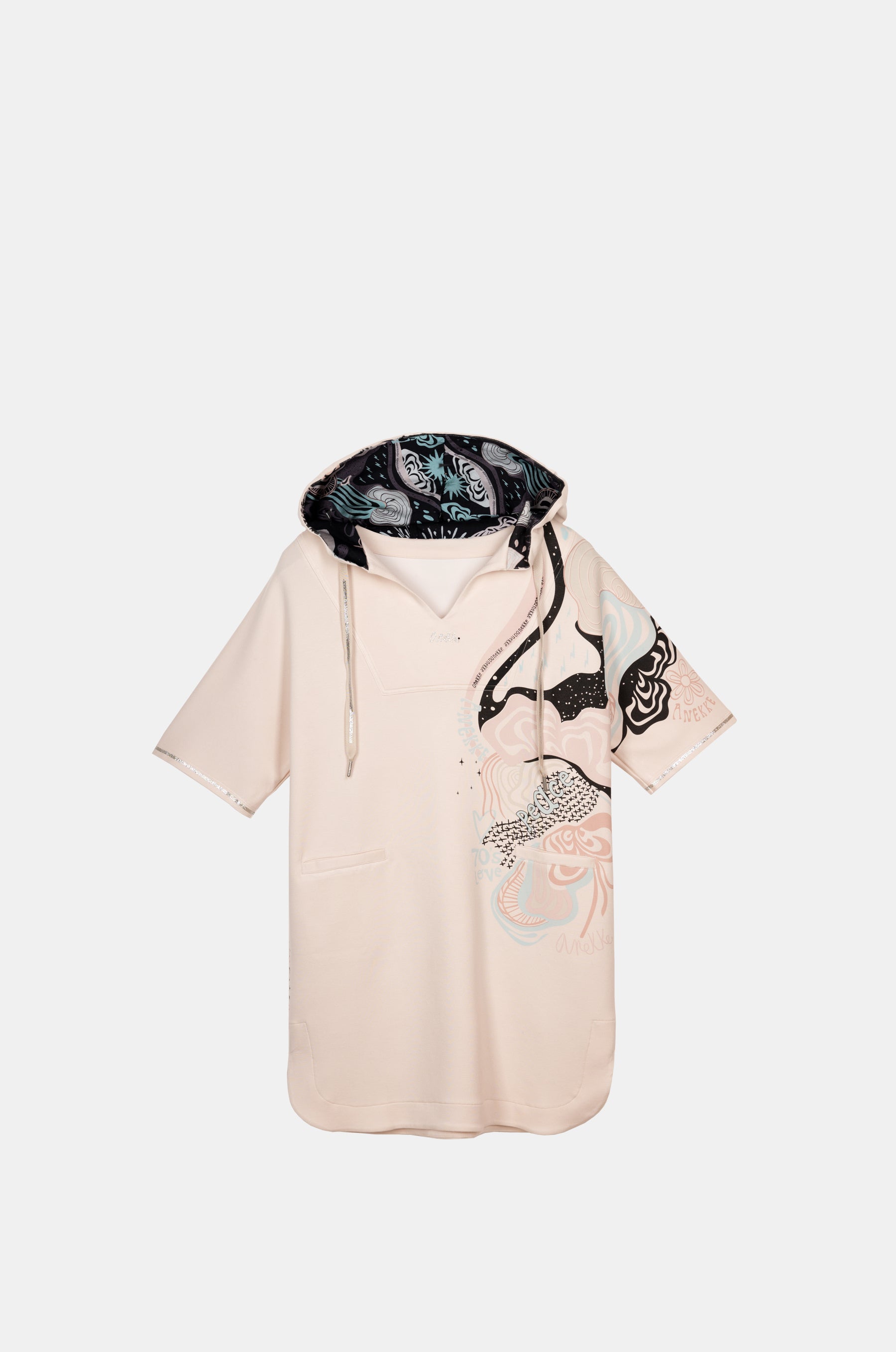 Psychodelisches Sweatshirtkleid