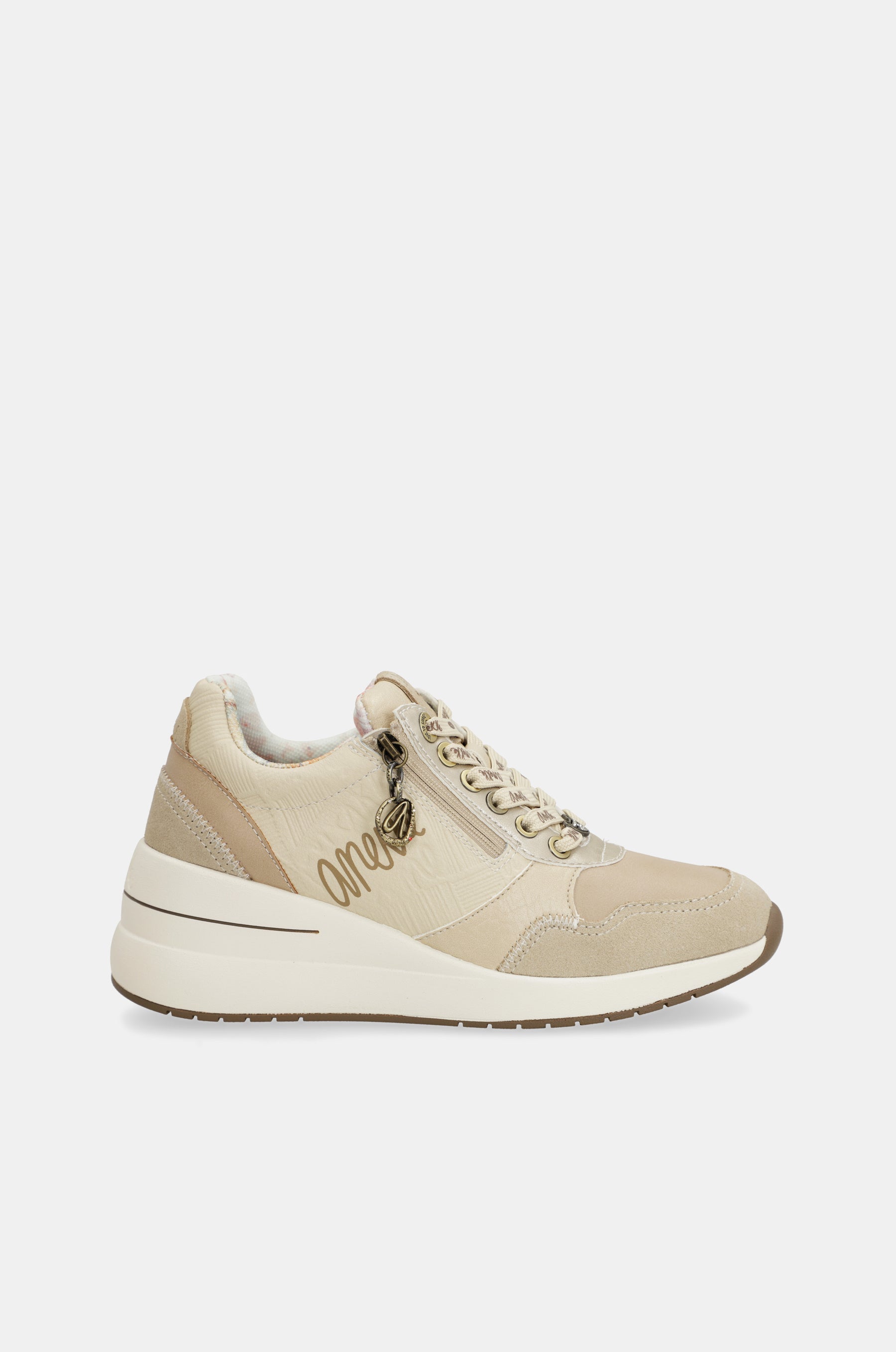 Peace & Love-Sneaker mit Keilabsatz