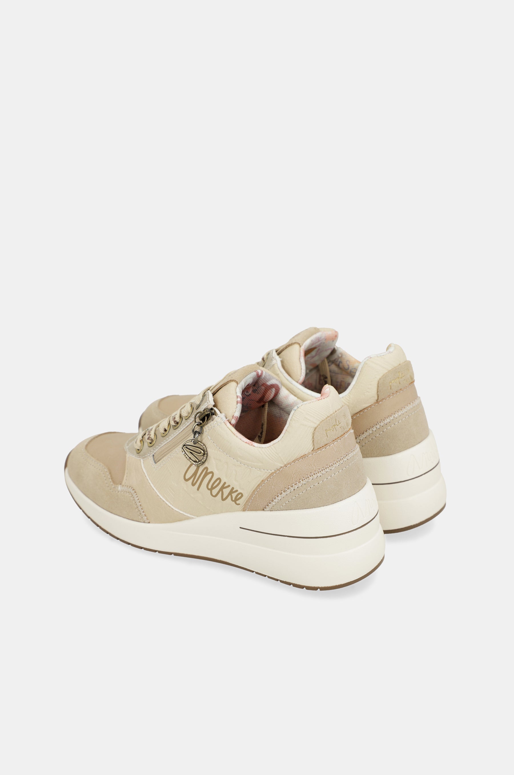 Peace & Love-Sneaker mit Keilabsatz