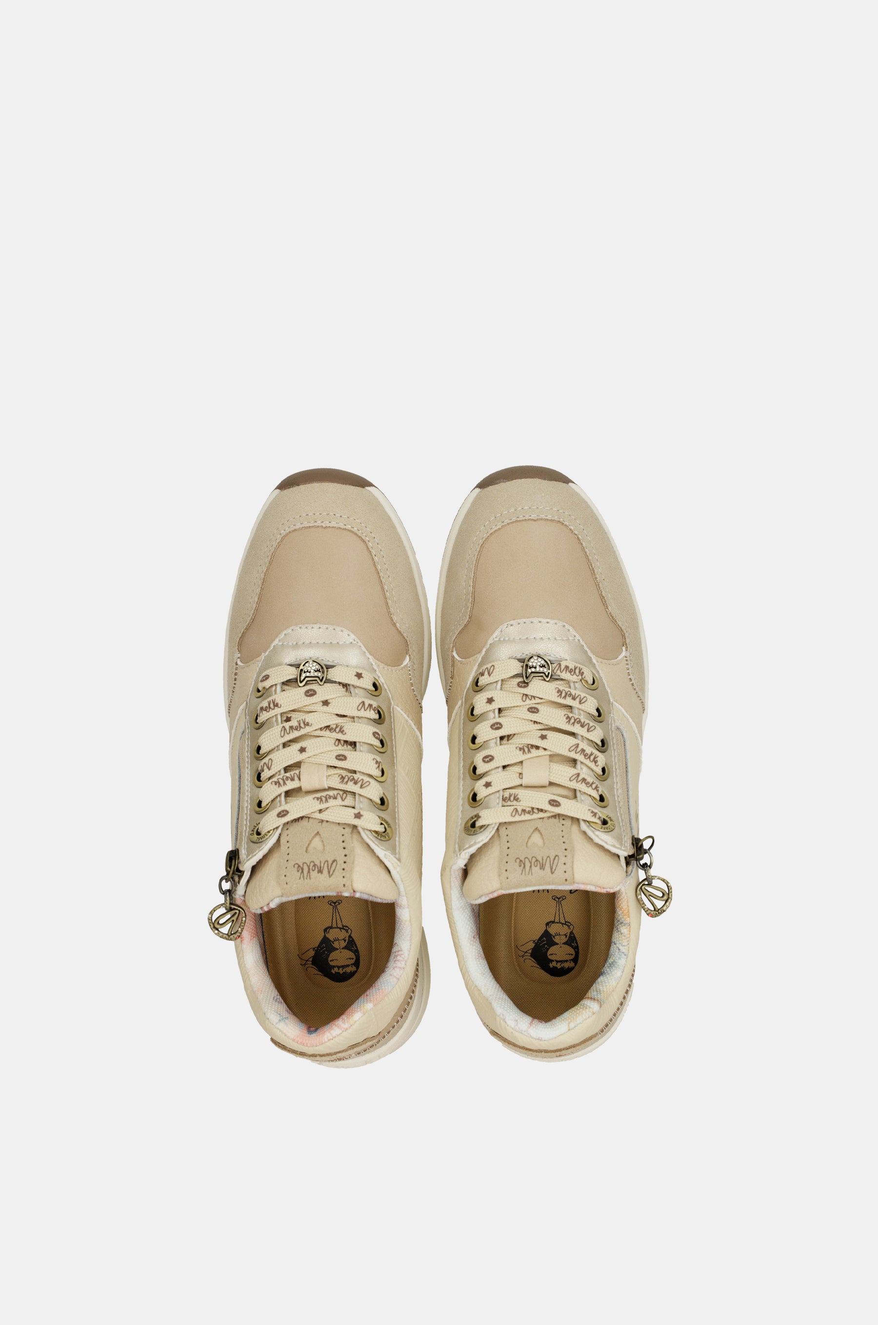 Peace & Love-Sneaker mit Keilabsatz