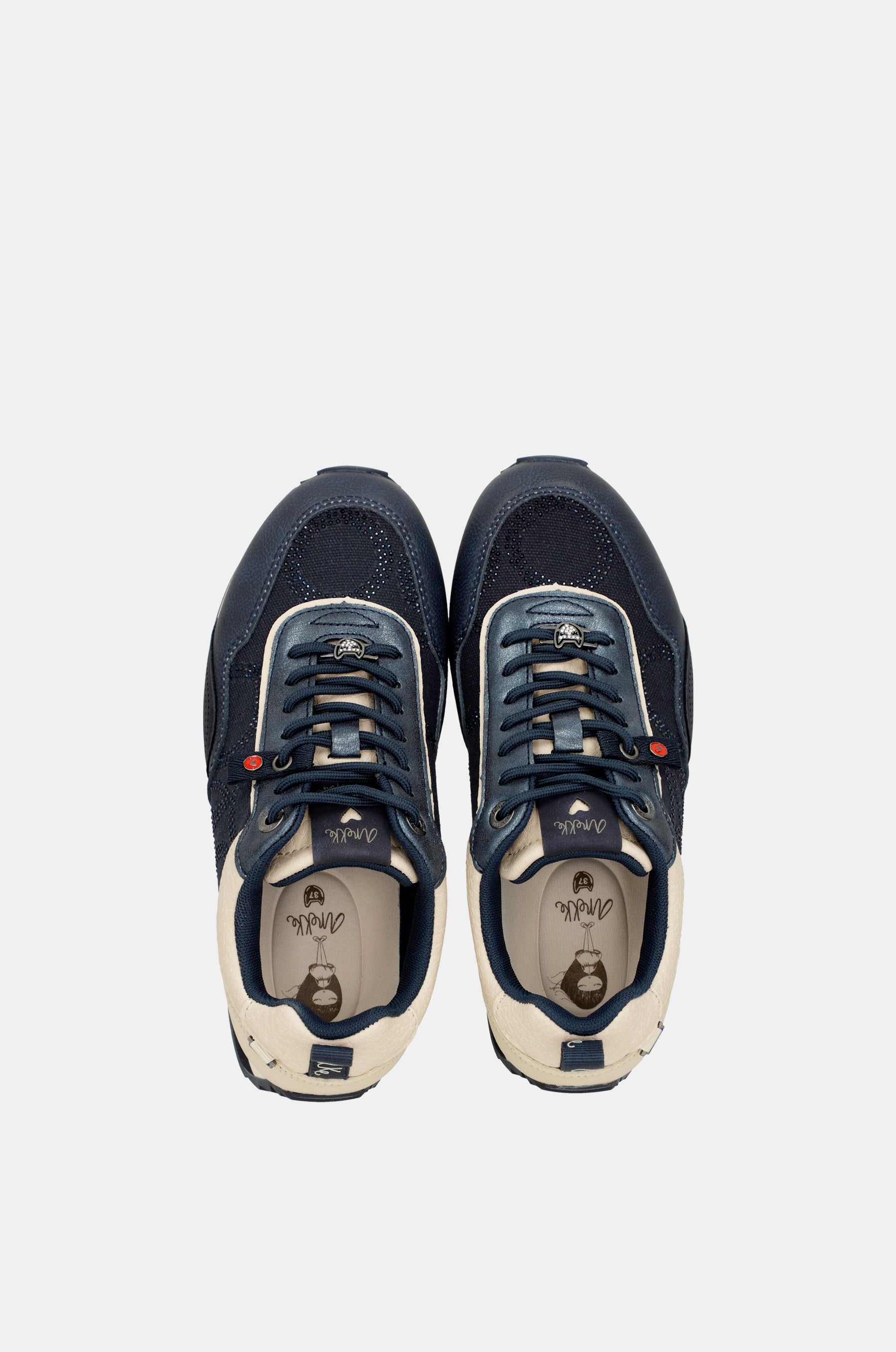 Marineblaue Hollywood-Sneaker