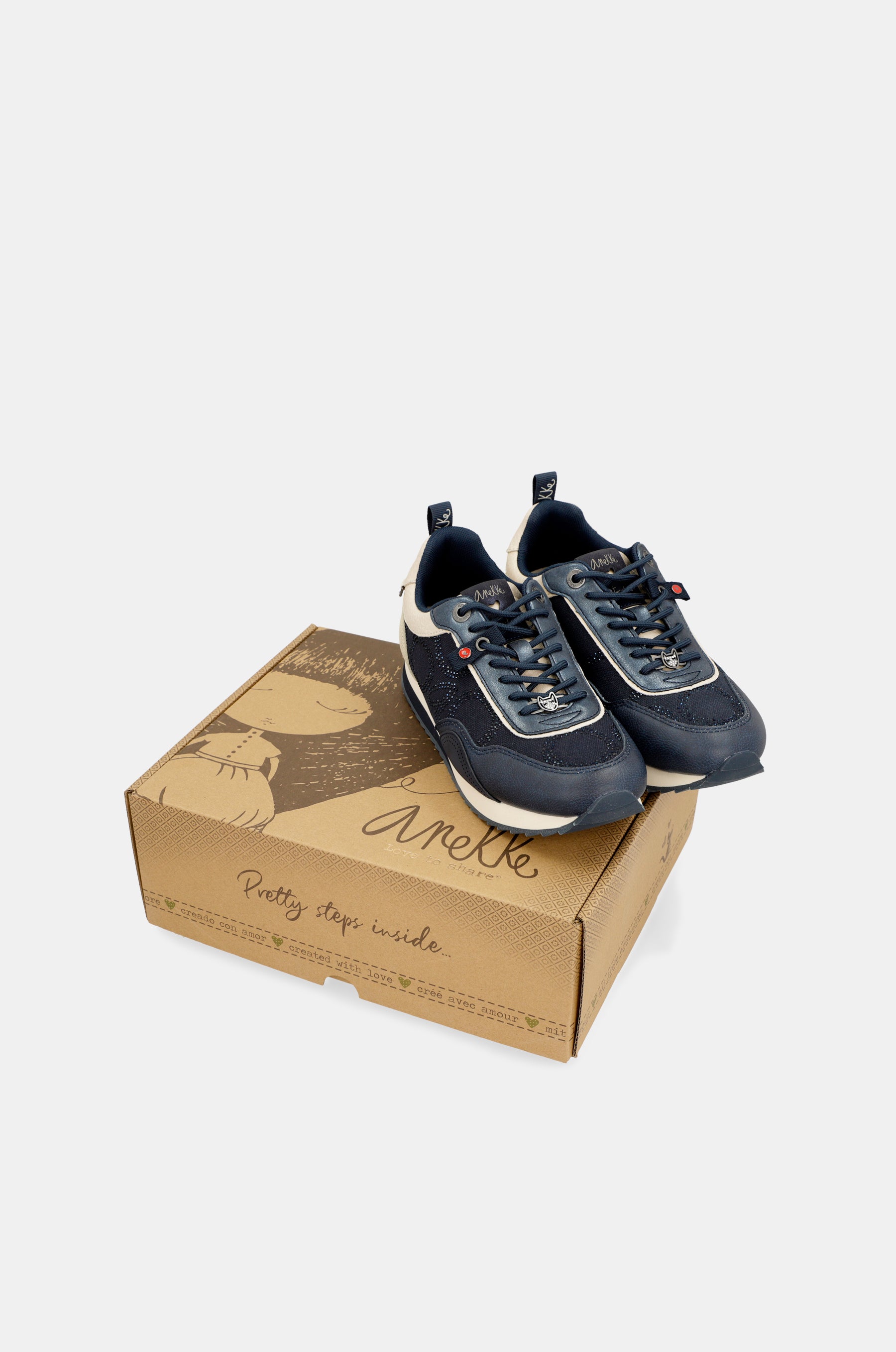 Marineblaue Hollywood-Sneaker