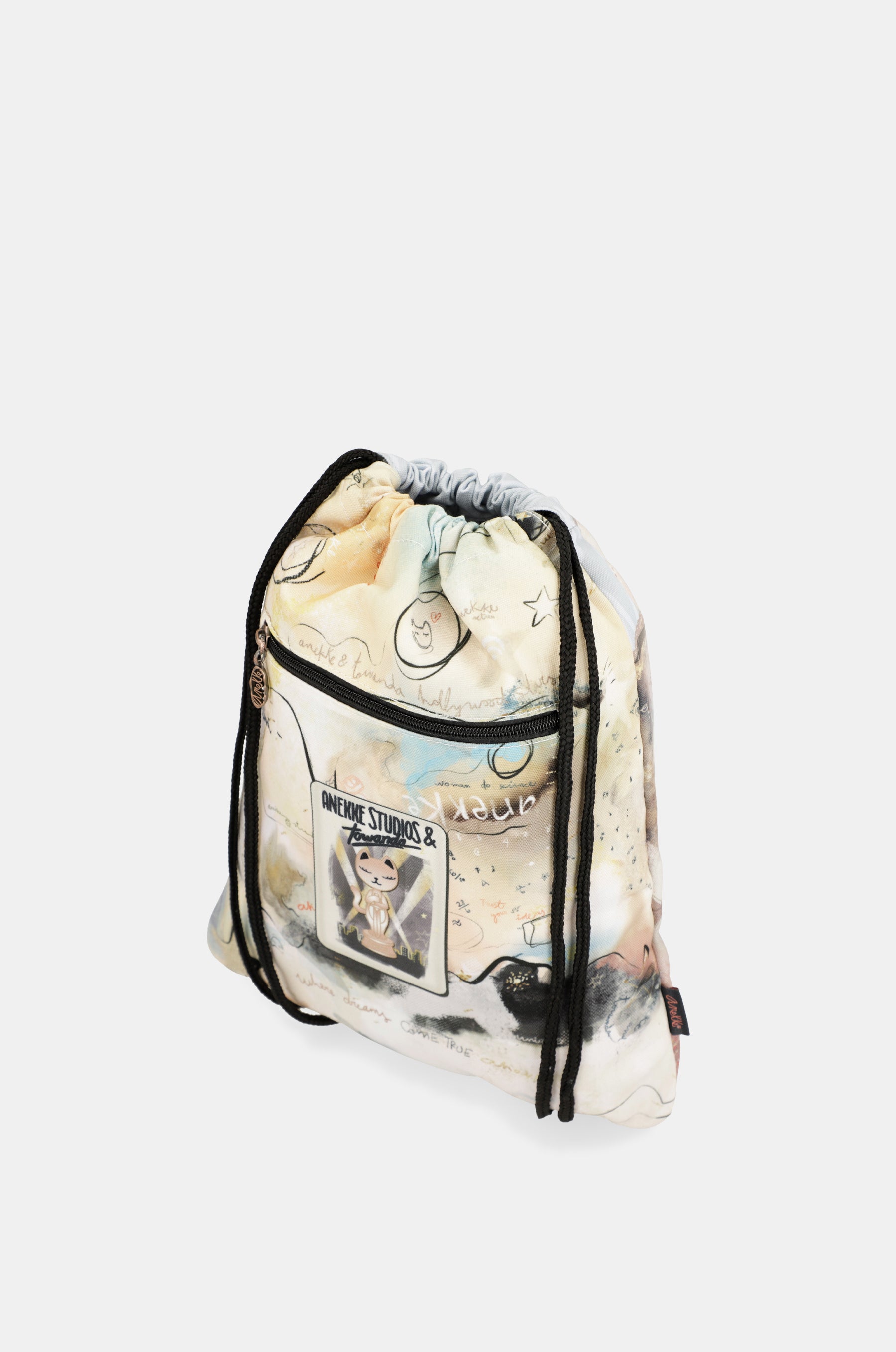 Hollywood -Rucksack aus Stoff mit Kordelzug