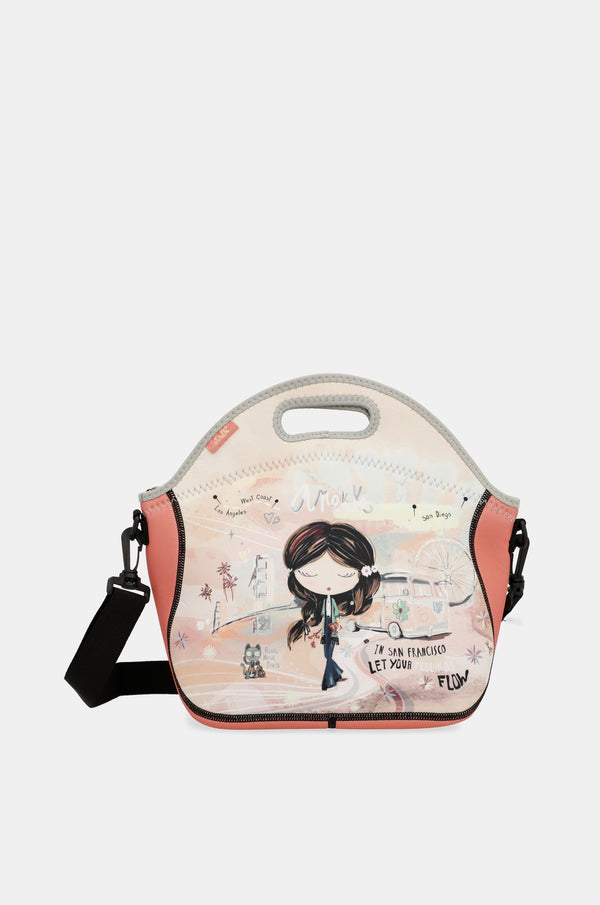 Peace & Love Neopren Lunchtasche